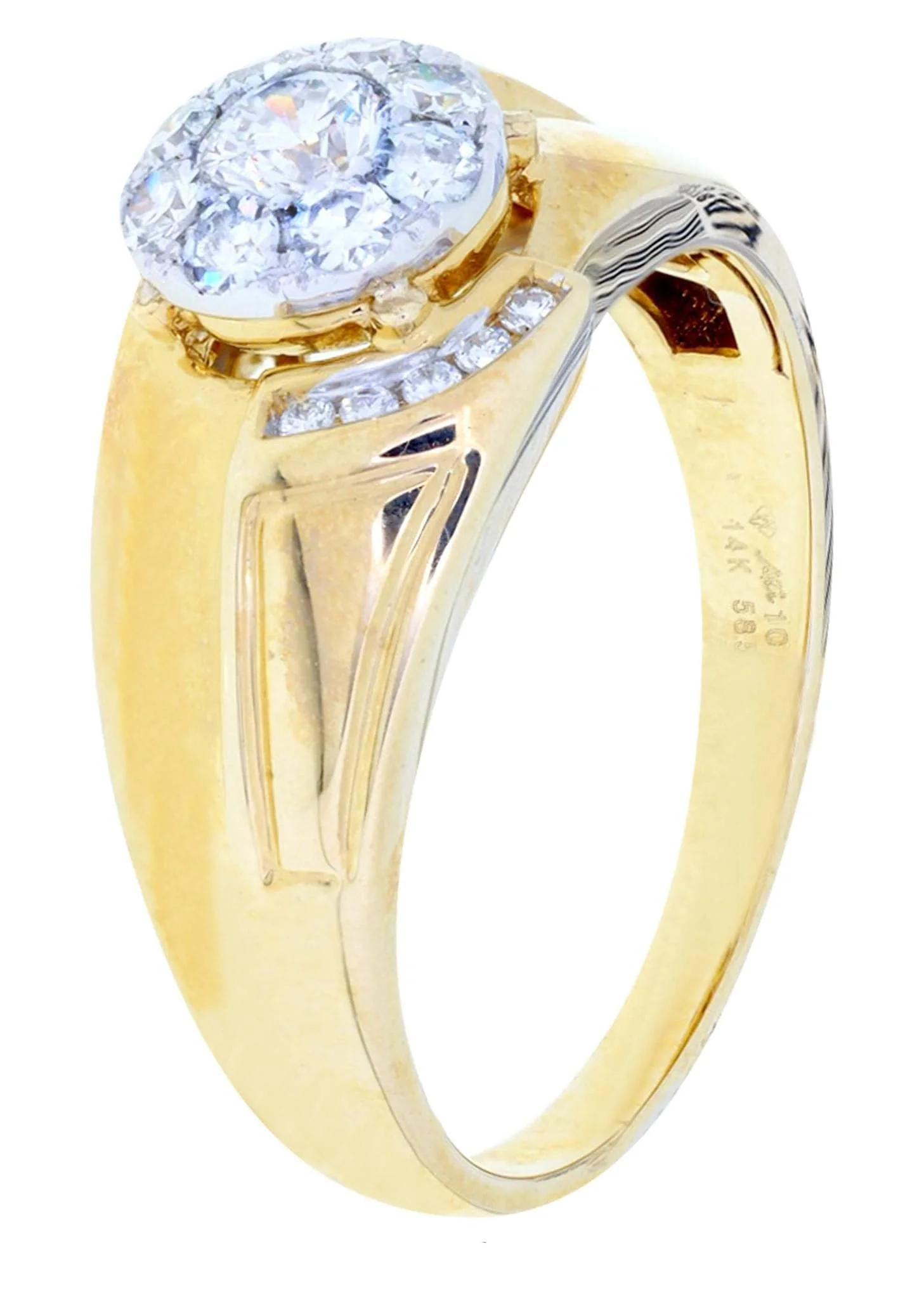 Mens Diamond Ring / Pinky Diamond Ring| 0.68 Carats - Image 2