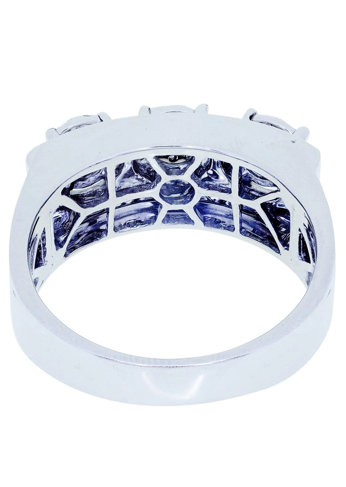 White Gold Mens Diamond Ring| 0.69 Carats| 10.5 Grams - Image 3