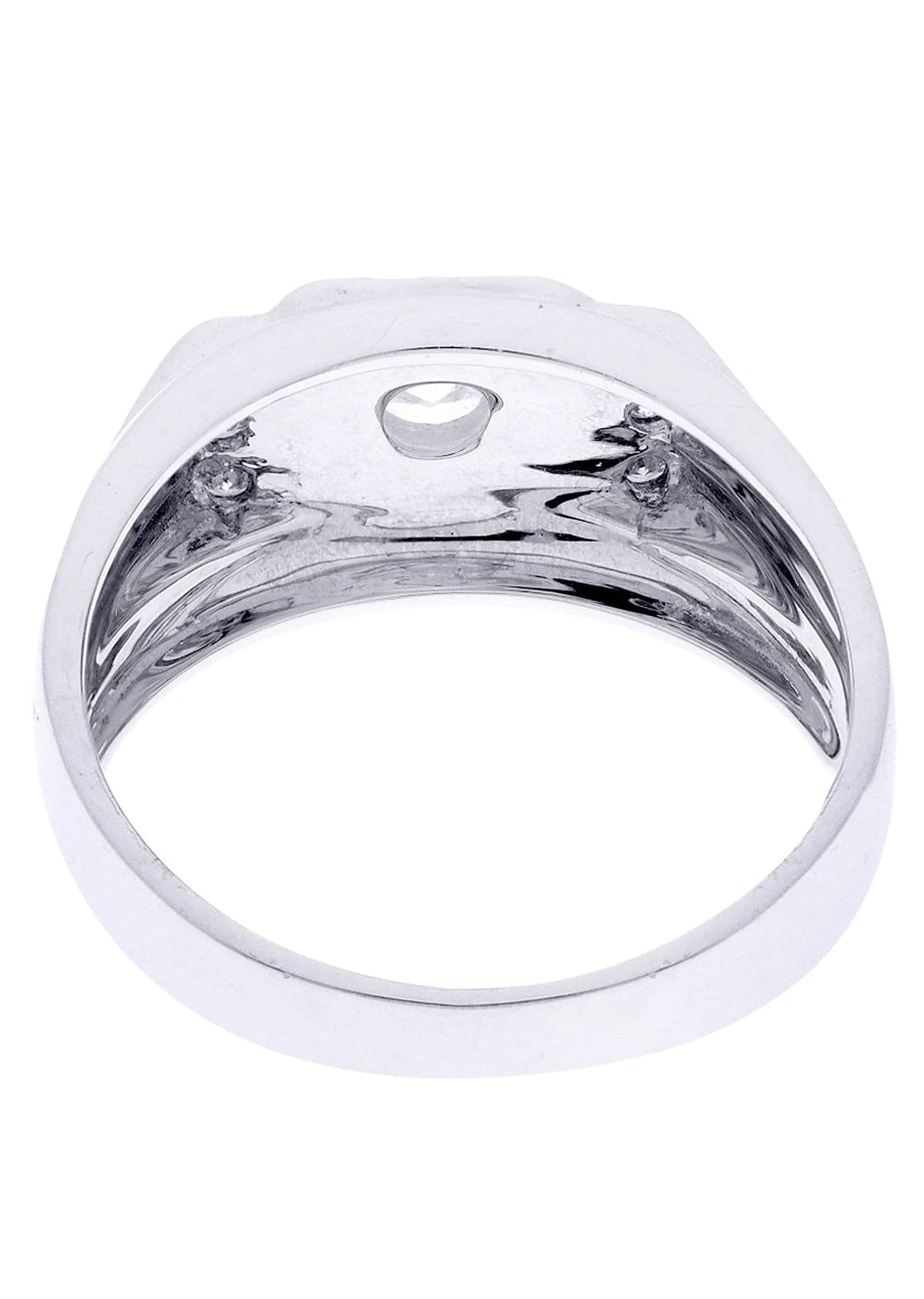 White Gold Pinky Diamond Ring| 0.72 Carats| 7.77 Grams - Image 3