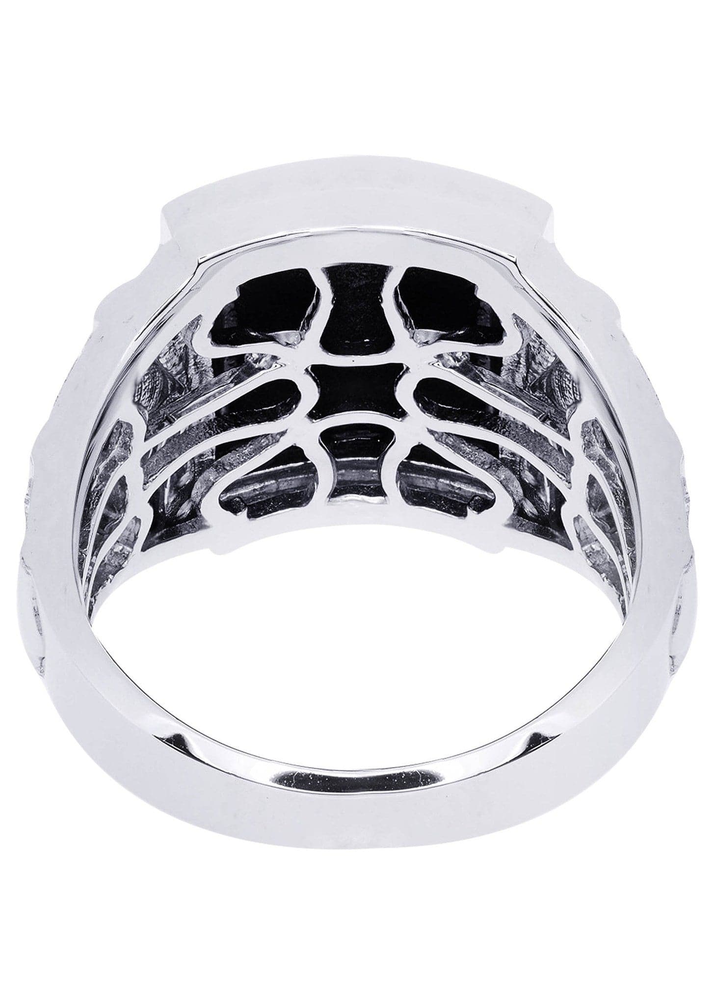 White Gold Mens Diamond Ring| 0.76 Carats| 16.98 Grams - Image 3