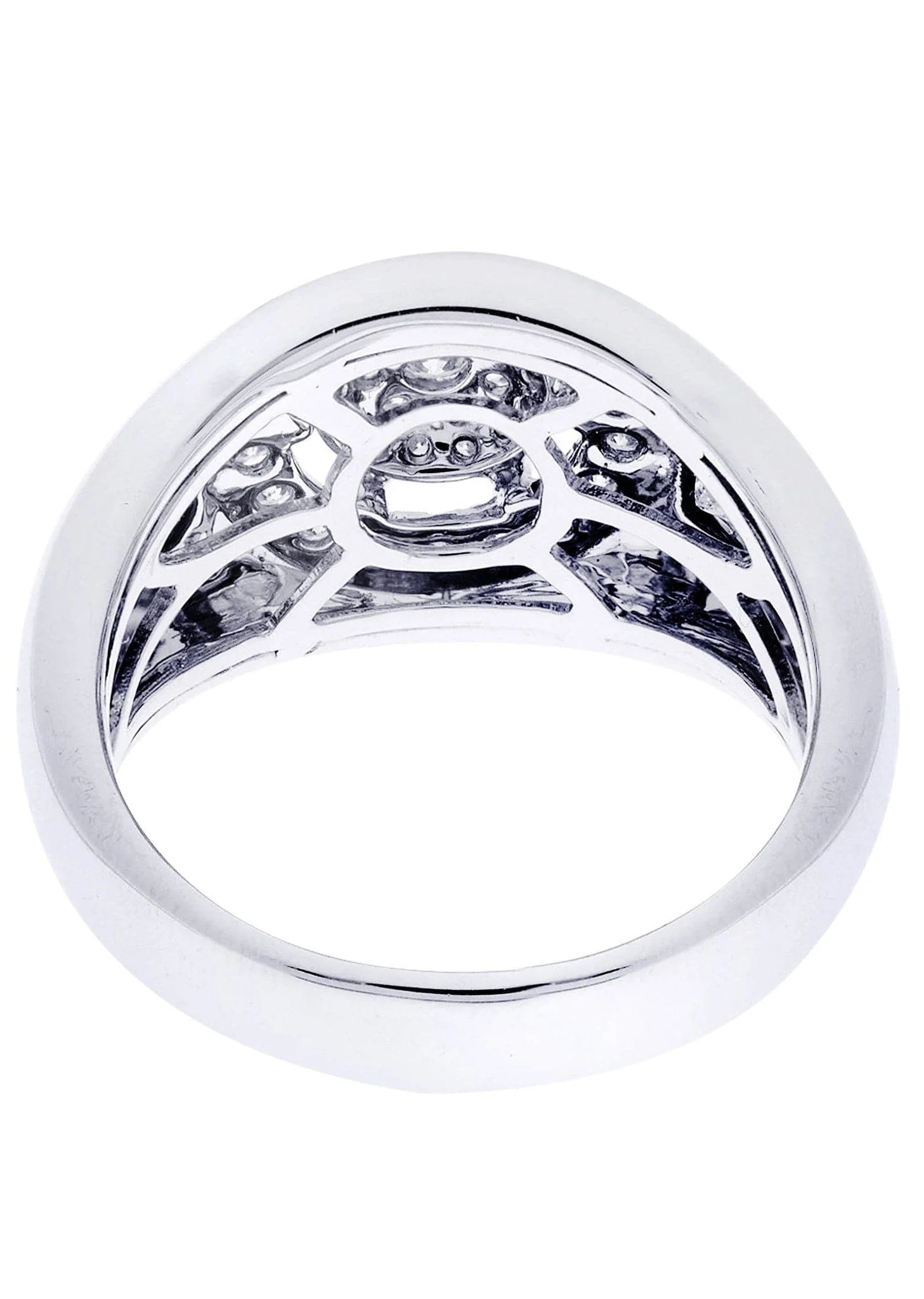 White Gold Mens Diamond Ring| 0.84 Carats| 10.62 Grams - Image 3