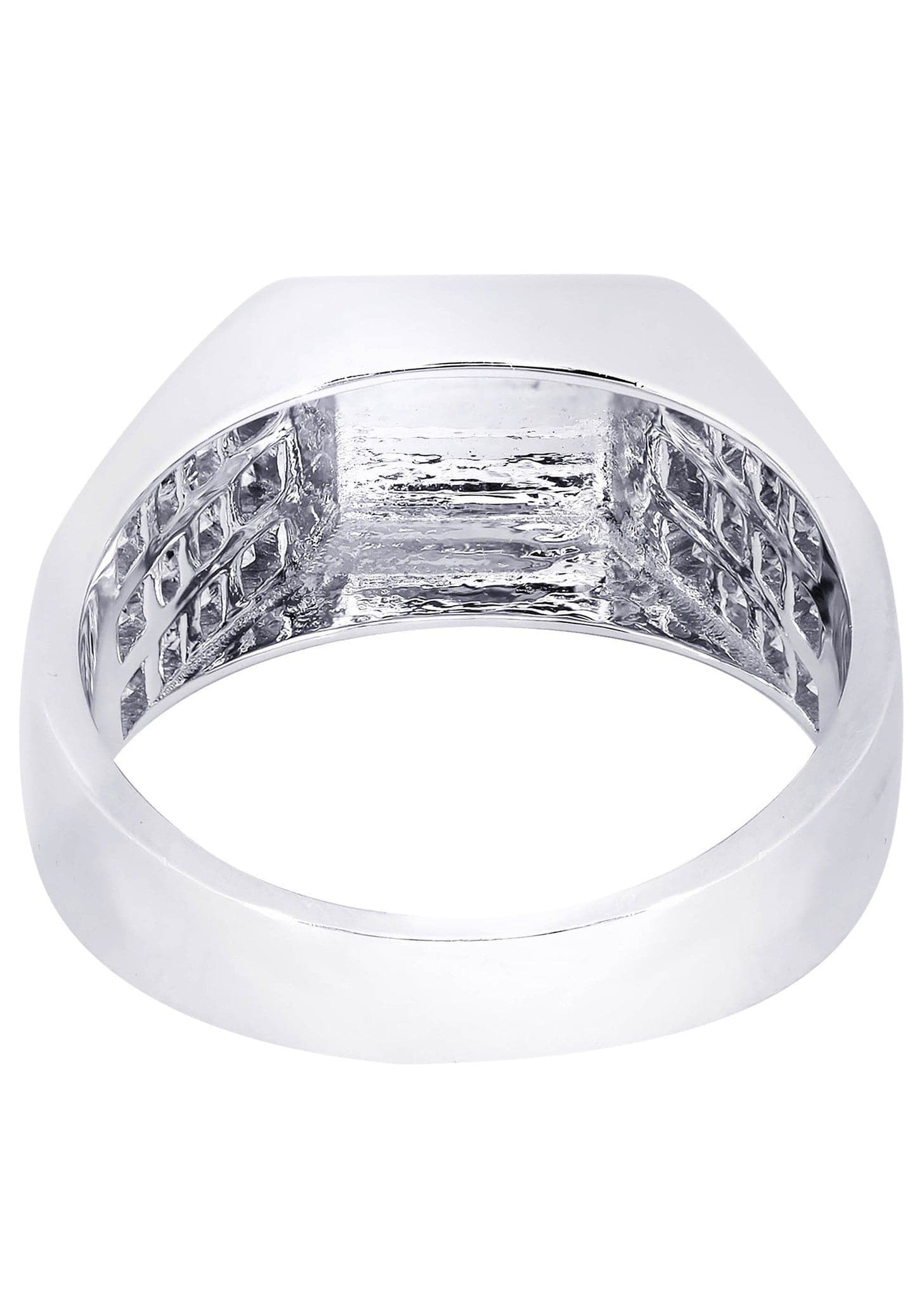 White Gold Mens Diamond Ring| 0.94 Carats| 9.91 Grams - Image 3