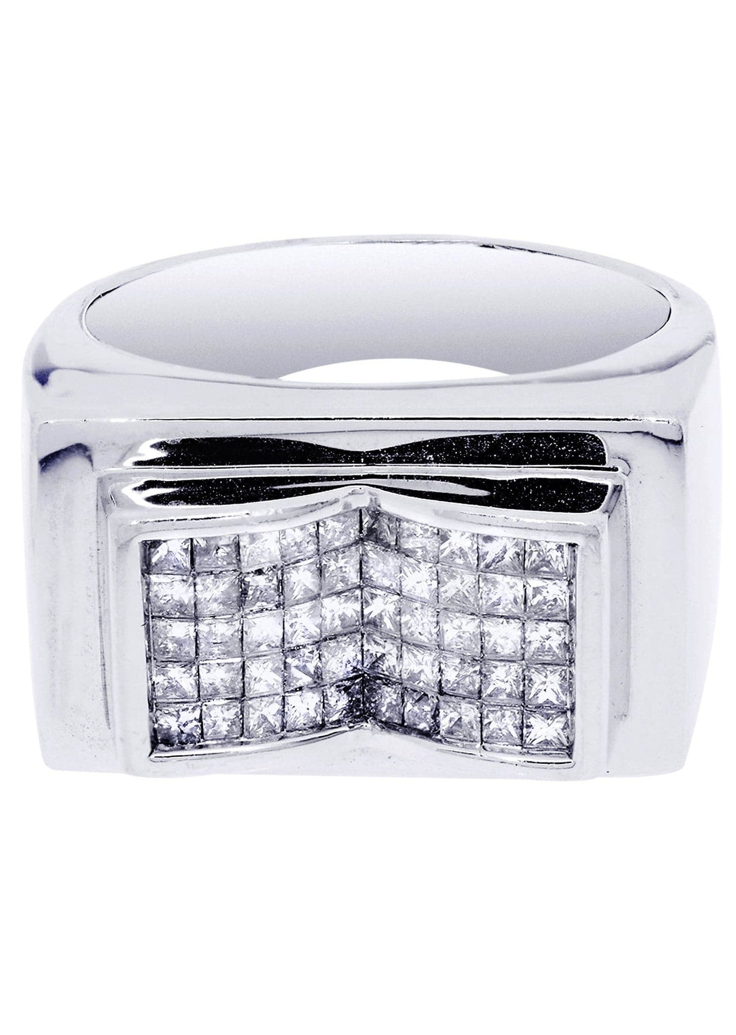 White Gold Mens Diamond Ring| 1.02 Carats| 13.47 Grams