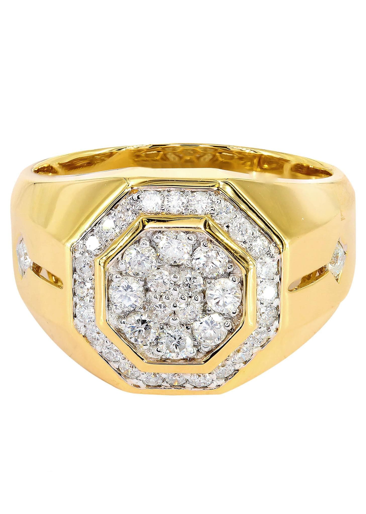 Mens Diamond Ring / Pinky Diamond Ring| 1.04 Carats