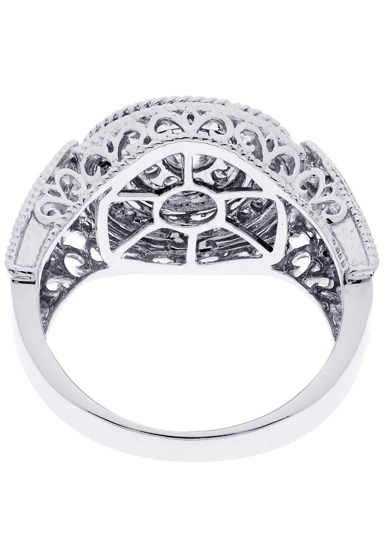 White Gold Mens Diamond Ring| 1.04 Carats| 8.41 Grams - Image 3