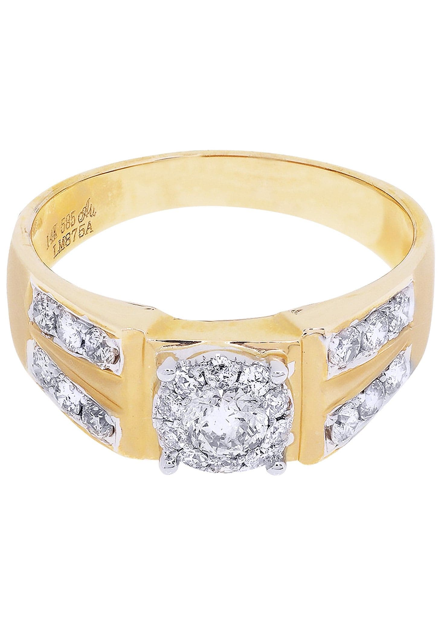 Mens Diamond Ring / Pinky Diamond Ring| 1.06 Carats
