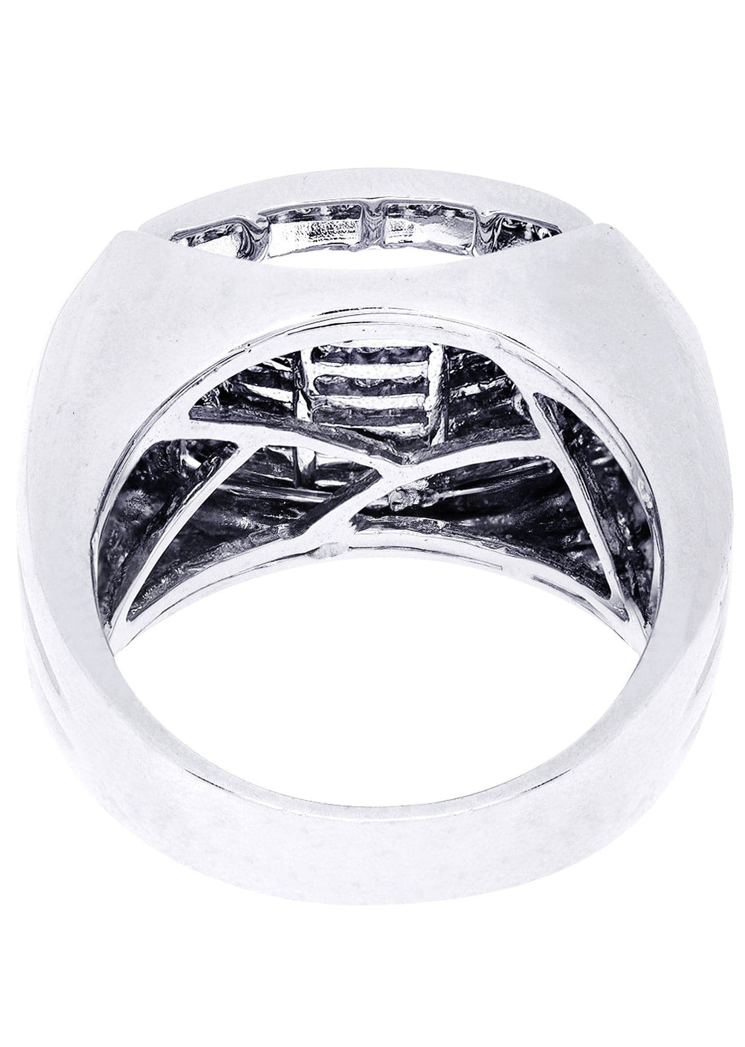 White Gold Mens Diamond Ring| 1.18 Carats| 18.23 Grams - Image 3