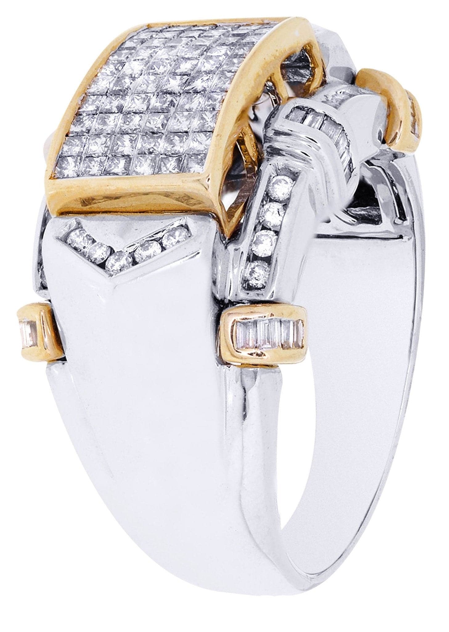 White Gold Mens Diamond Ring| 1.2 Carats| 12.95 Grams - Image 2