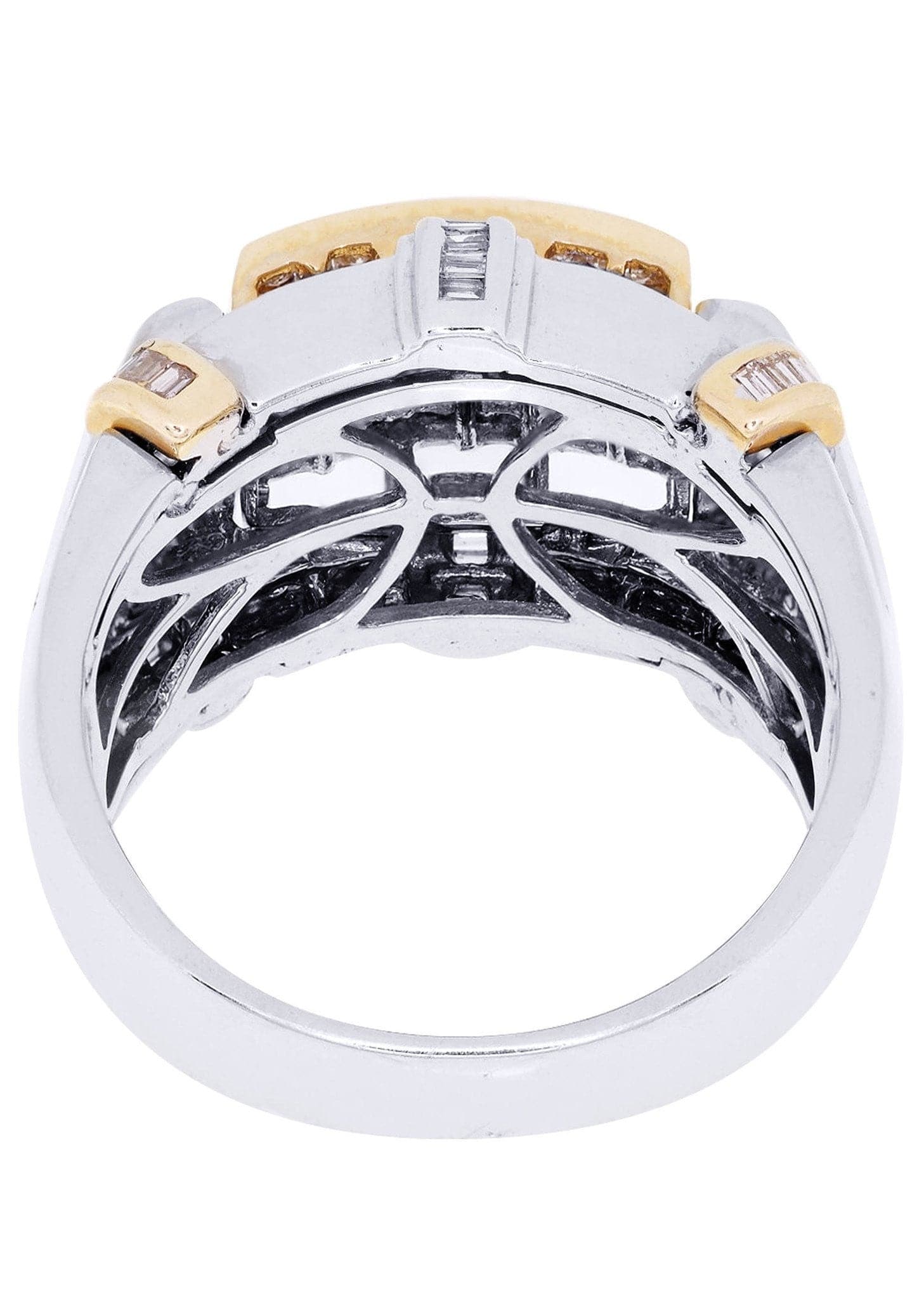 White Gold Mens Diamond Ring| 1.2 Carats| 12.95 Grams - Image 3