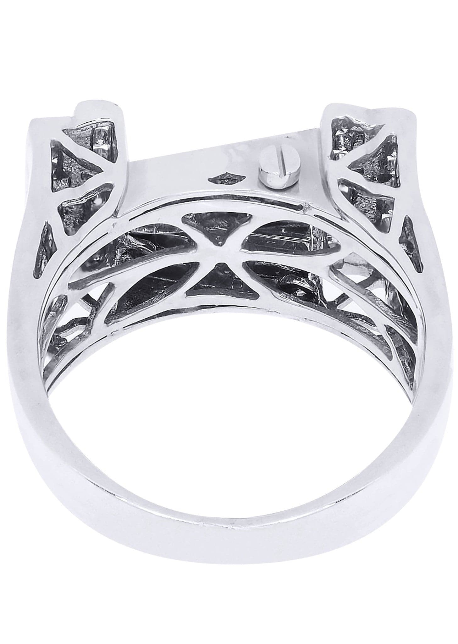 White Gold Mens Diamond Ring| 1.22 Carats| 11.83 Grams - Image 3