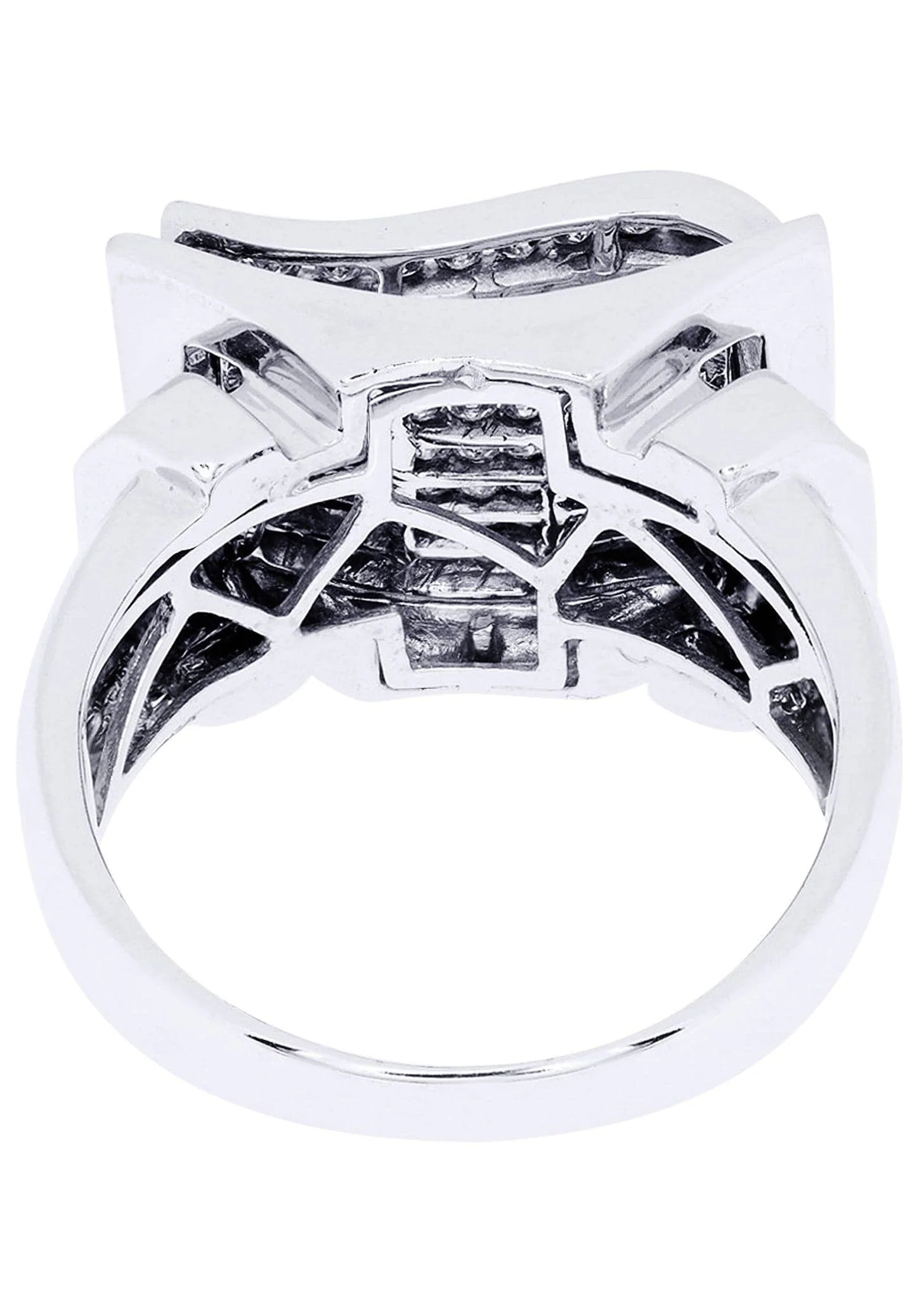 White Gold Mens Diamond Ring| 1.24 Carats| 13.19 Grams - Image 3
