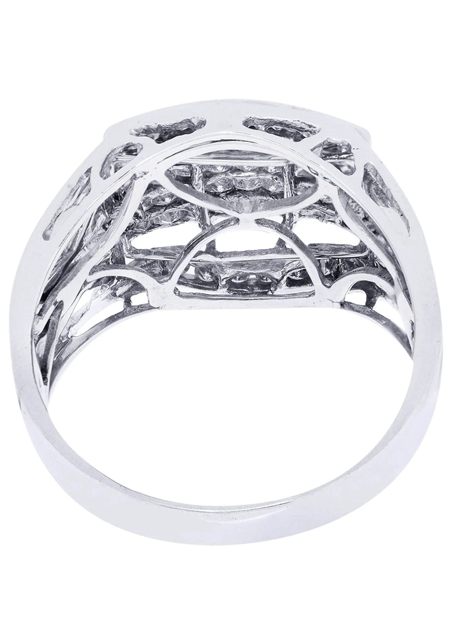 White Gold Mens Diamond Ring| 1.27 Carats| 7.71 Grams - Image 3