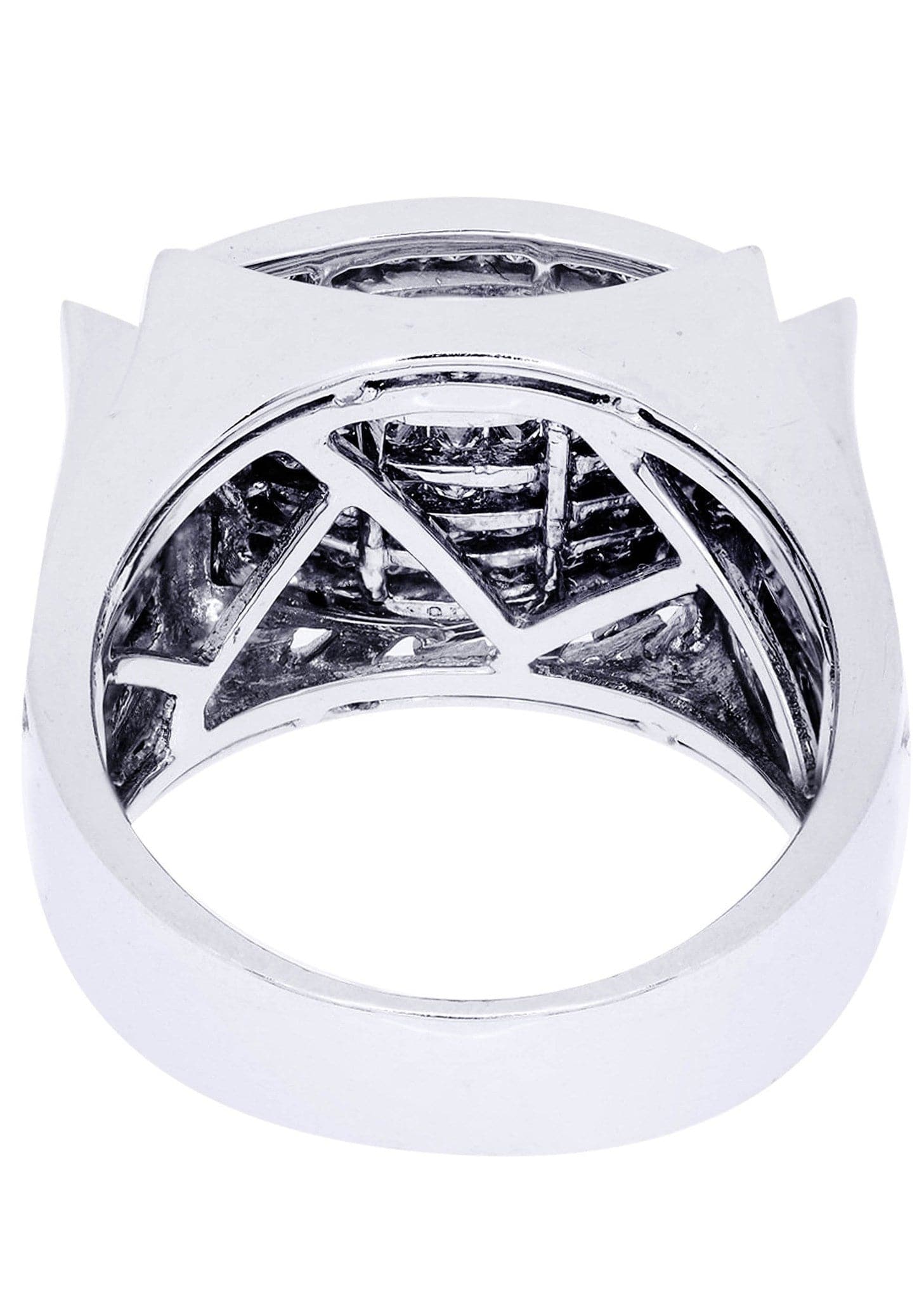 White Gold Mens Diamond Ring| 1.35 Carats| 16.56 Grams - Image 3