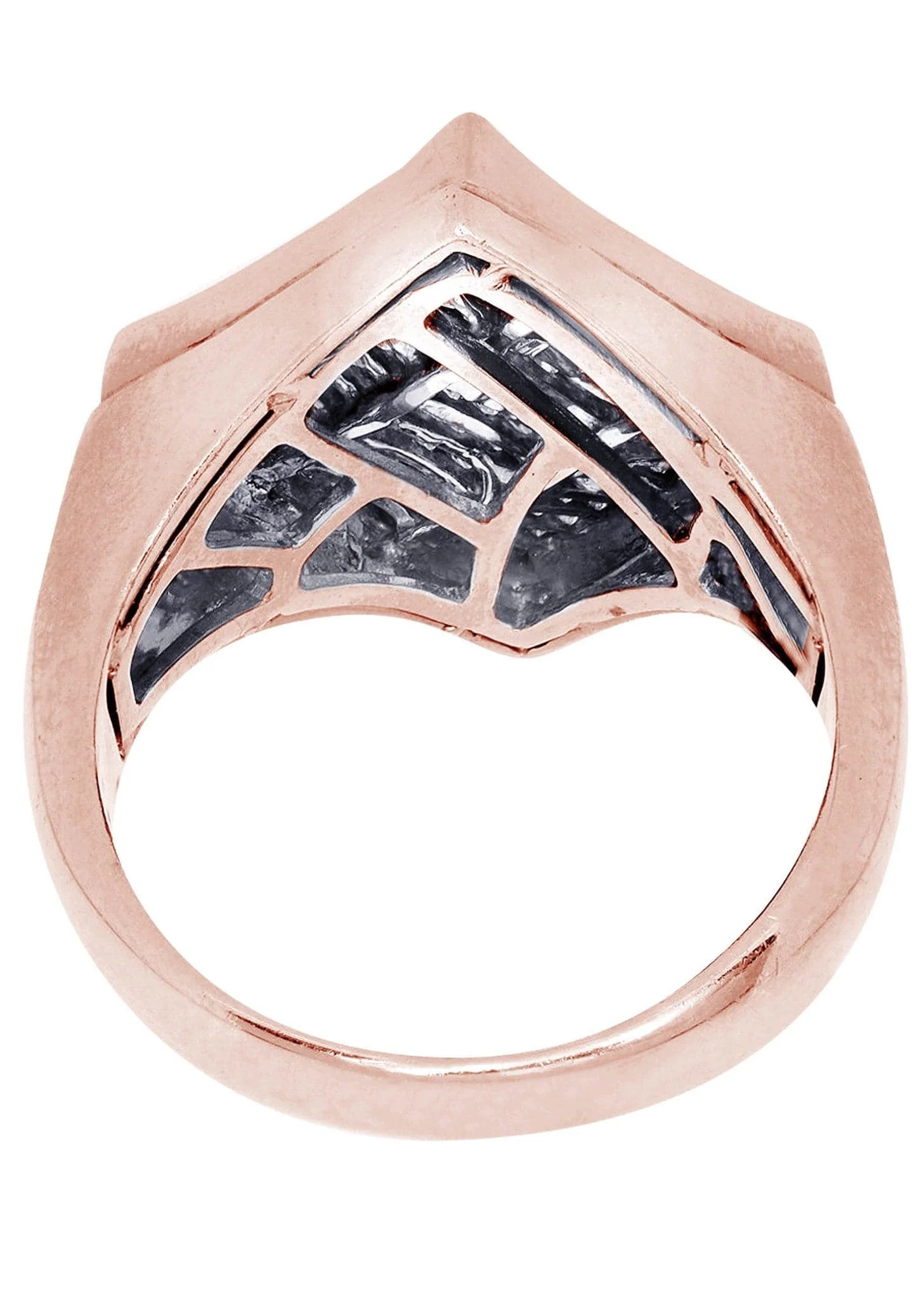 Rose Gold Mens Diamond Ring / Pinky Diamond Ring| 1.35 Carats - Image 3