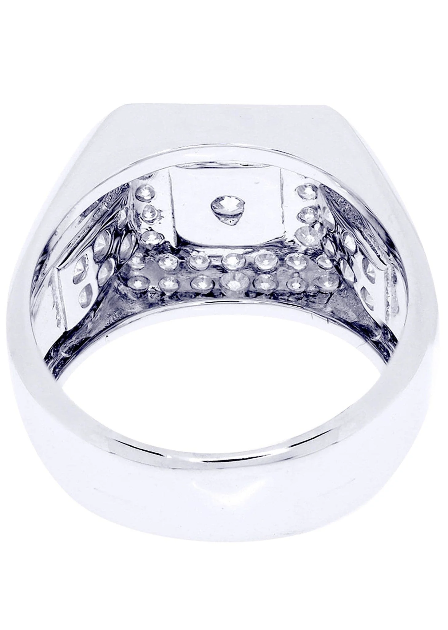 White Gold Pinky Diamond Ring| 1.39 Carats| 10.9 Grams - Image 3