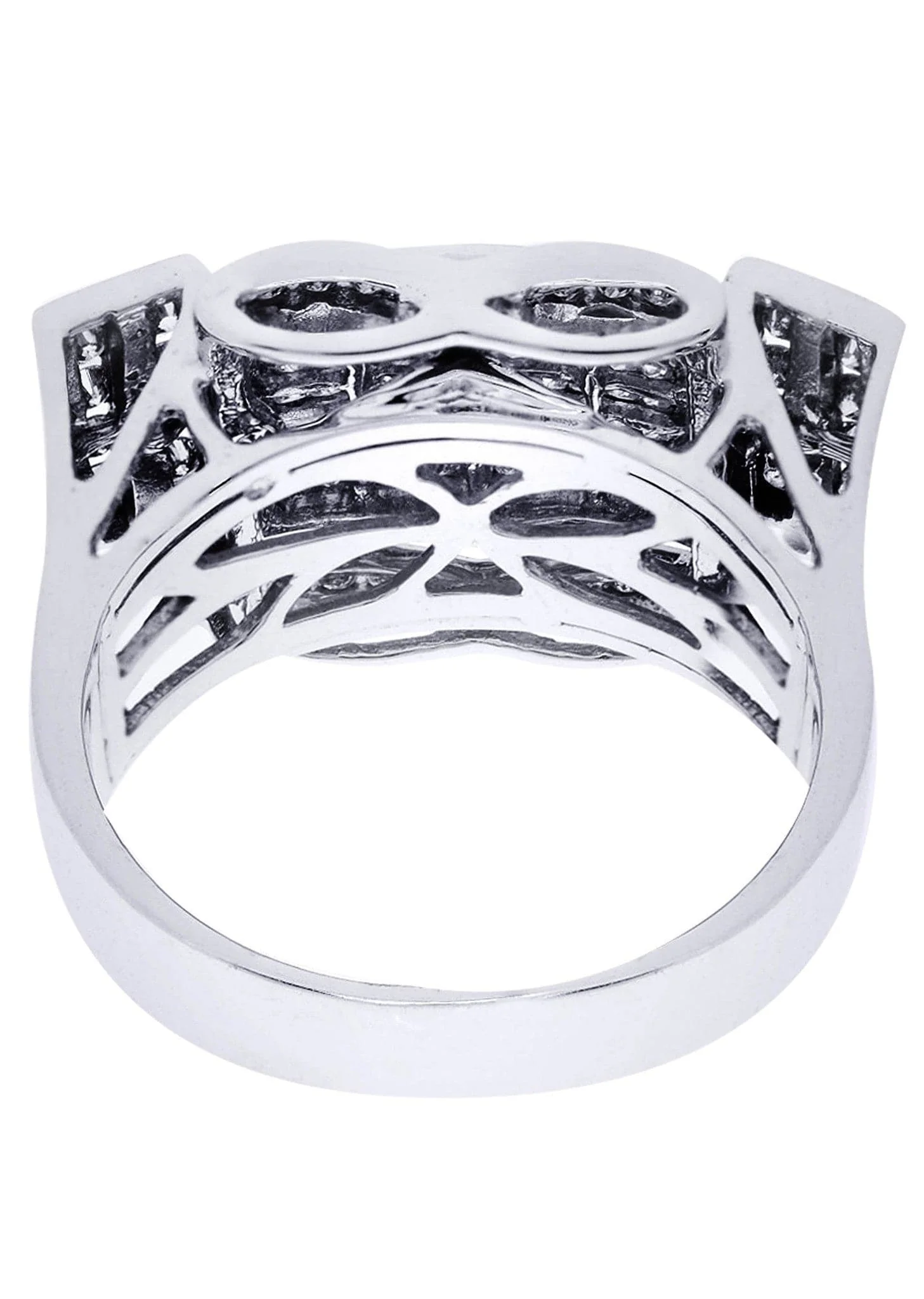 White Gold Mens Diamond Ring| 1.41 Carats| 11.41 Grams - Image 3