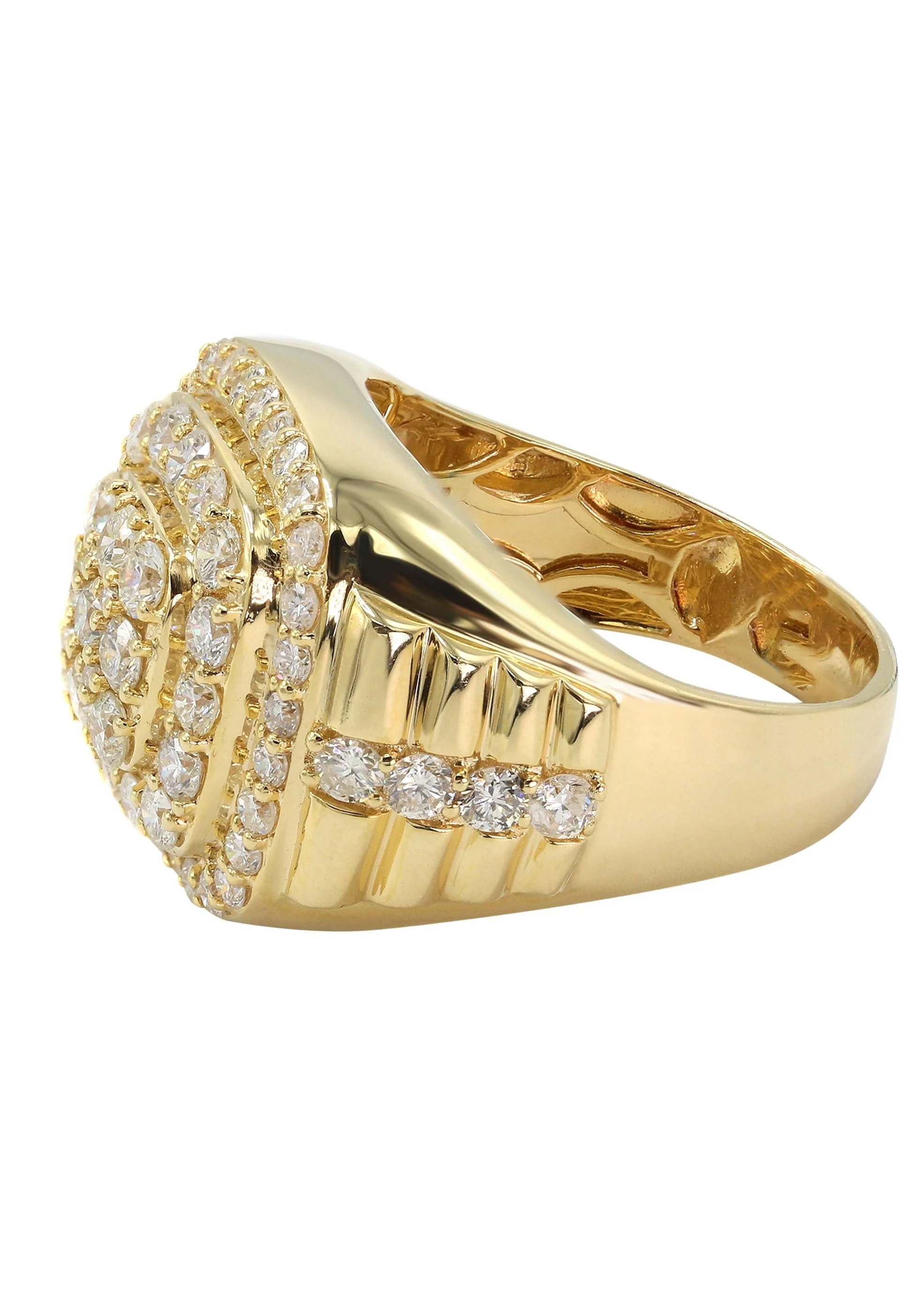 Mens Diamond Ring | 3.26 Carats | 14.27 Grams - Image 2