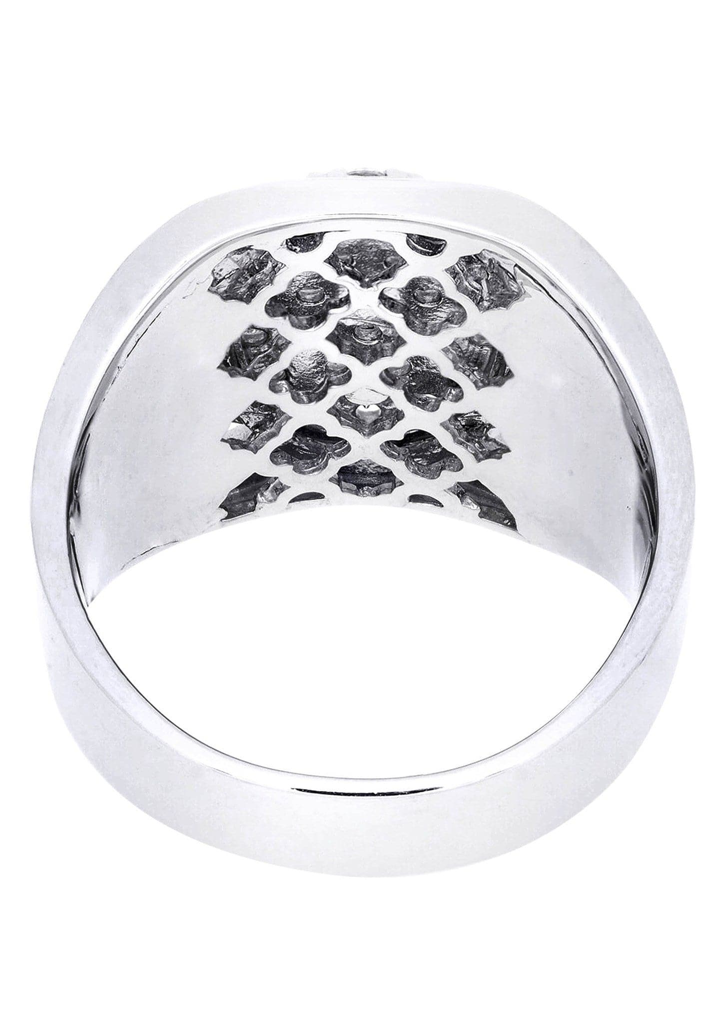 White Gold Mens Diamond Ring| 1.46 Carats| 13.7 Grams - Image 3