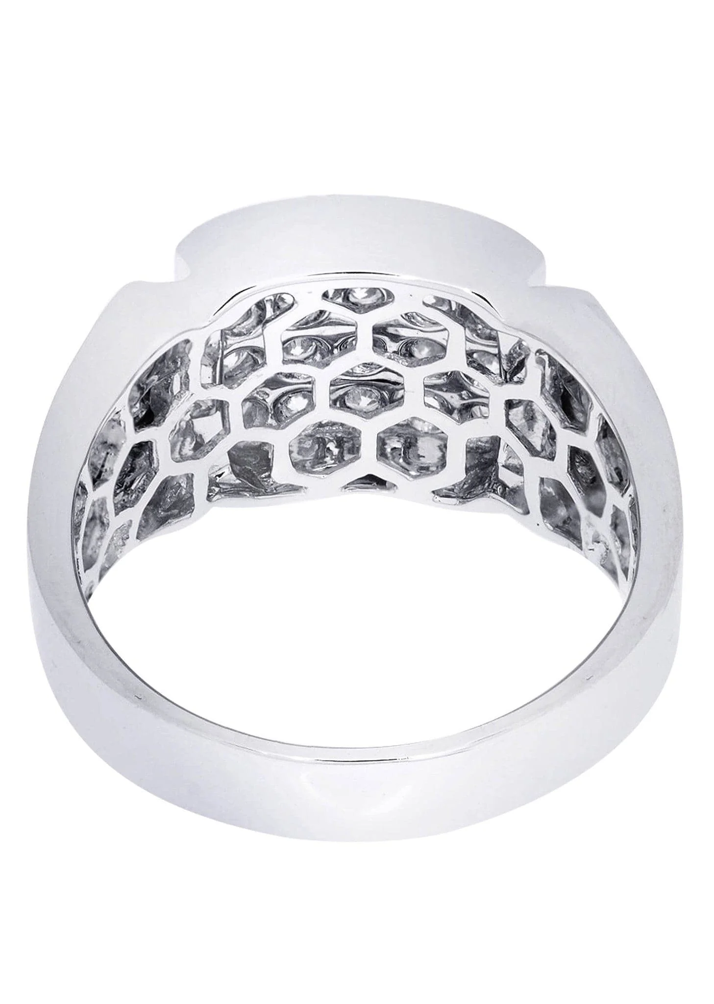 White Gold Mens Diamond Ring| 1.46 Carats| 9.94 Grams - Image 3