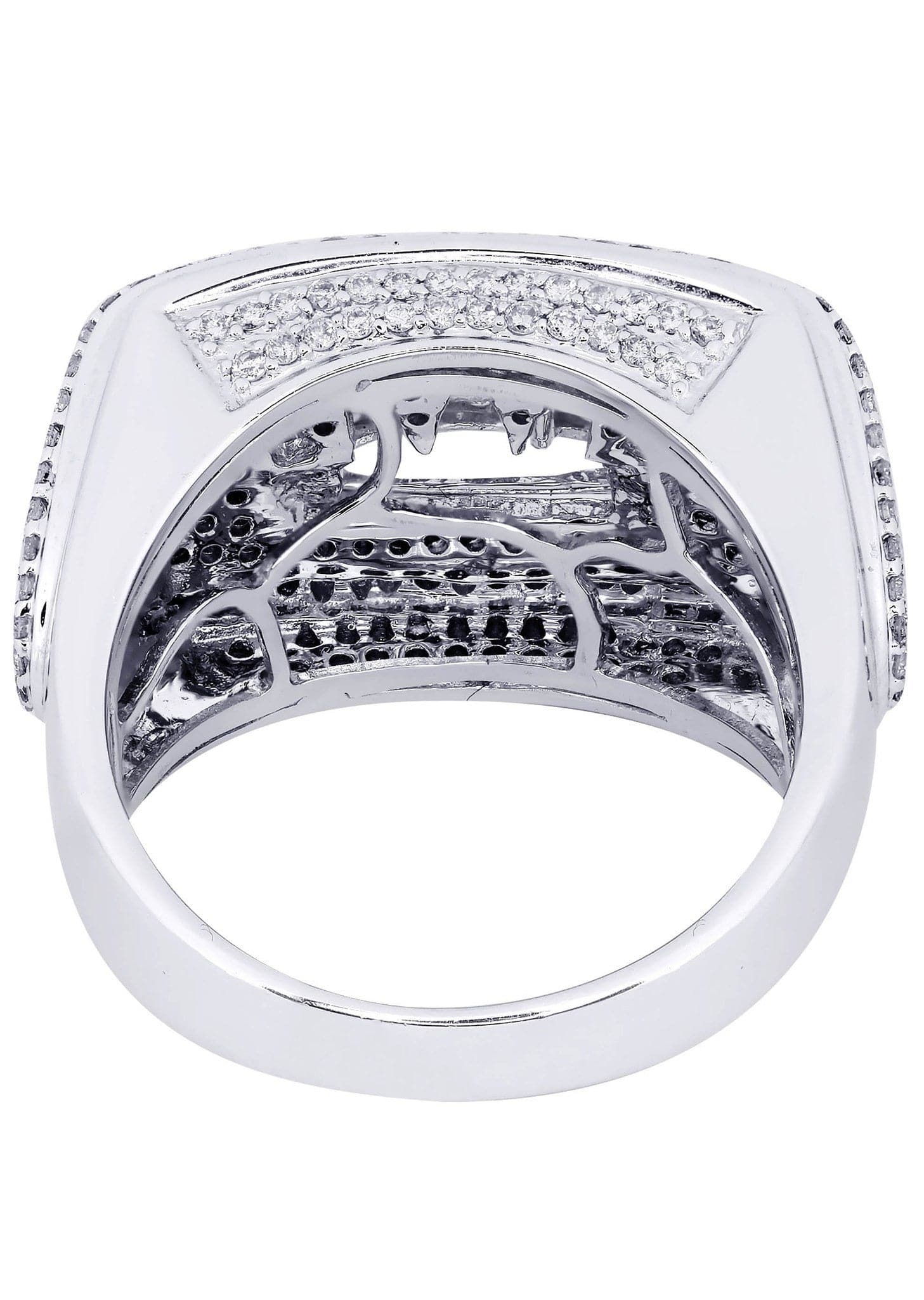 White Gold Mens Diamond Ring| 1.47 Carats| 15.44 Grams - Image 3