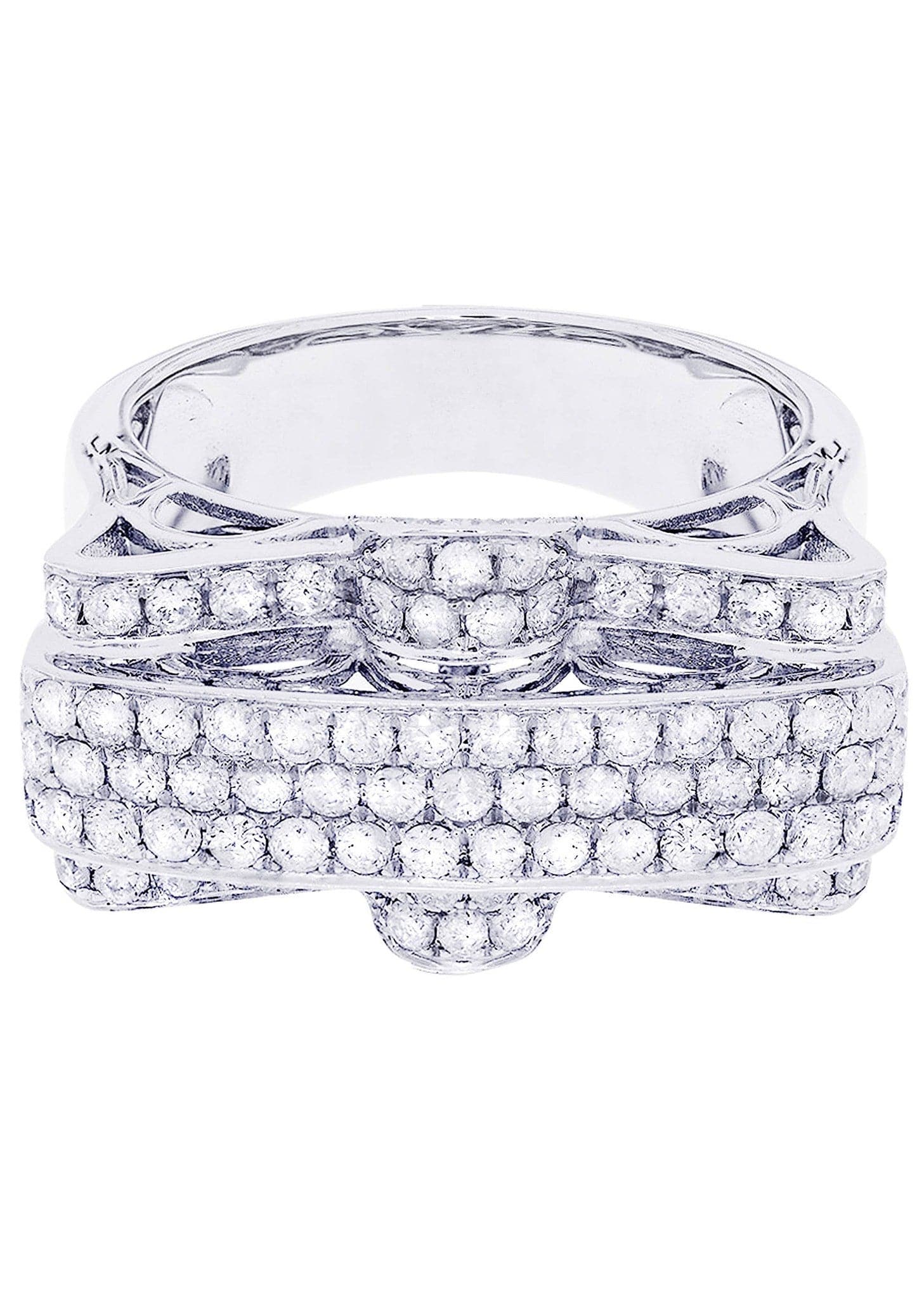 White Gold Pinky Diamond Ring| 1.54 Carats| 10.98 Grams