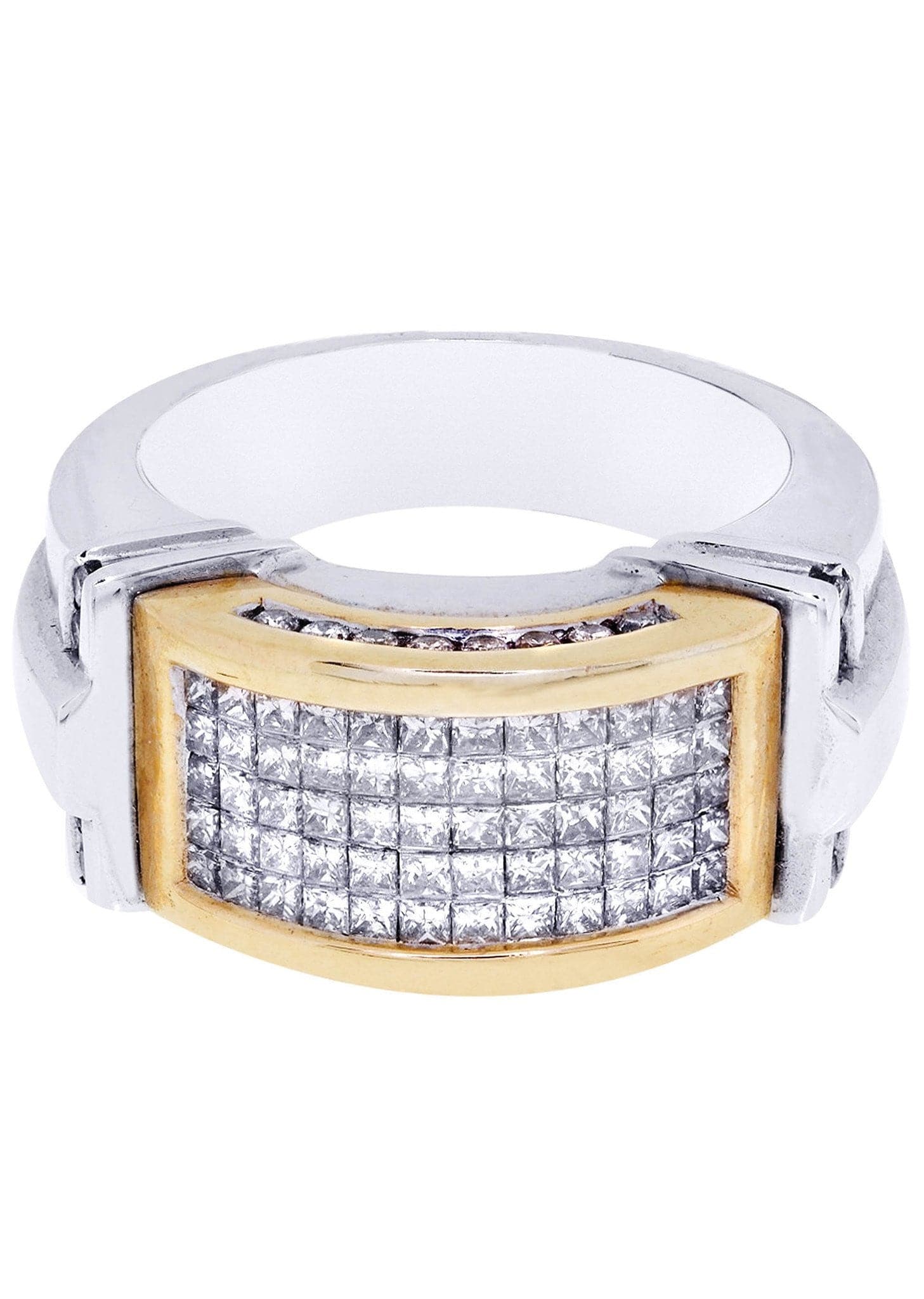 White Gold Mens Diamond Ring| 1.61 Carats| 13.72 Grams