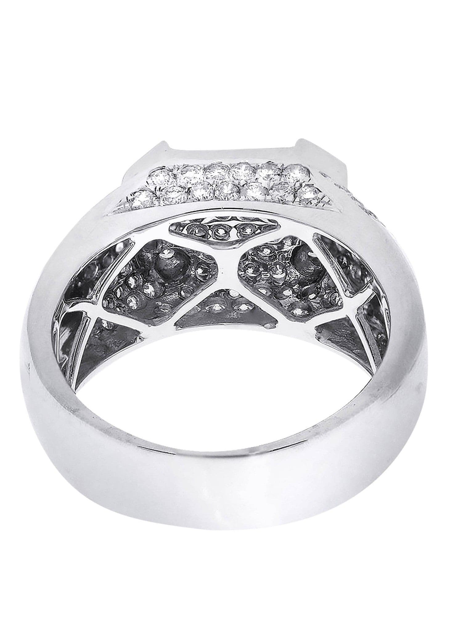White Gold Mens Diamond Ring| 1.91 Carats| 12.01 Grams - Image 3