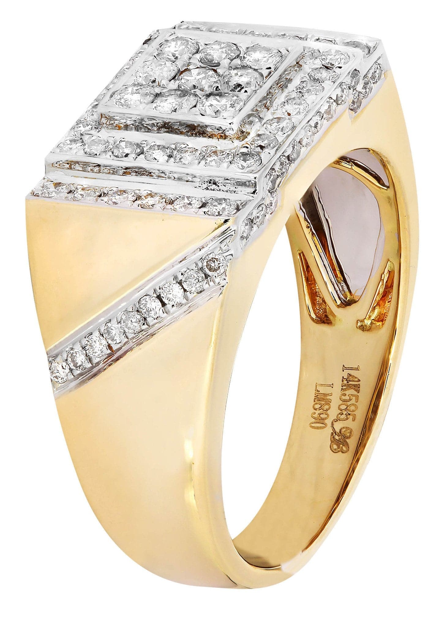 Mens Diamond Ring / Pinky Diamond Ring| 1 Carat - Image 2