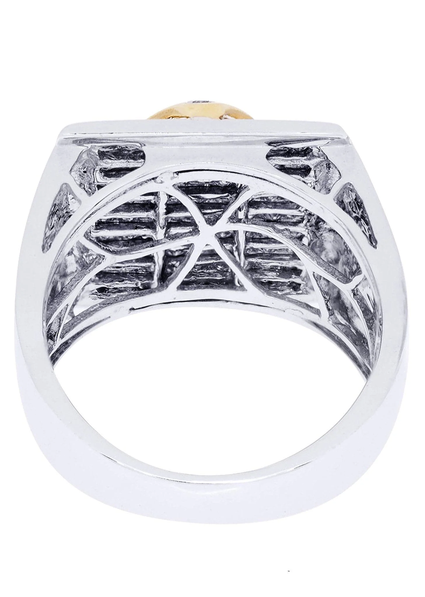 White Gold Mens Diamond Ring| 2.02 Carats| 11.8 Grams - Image 3
