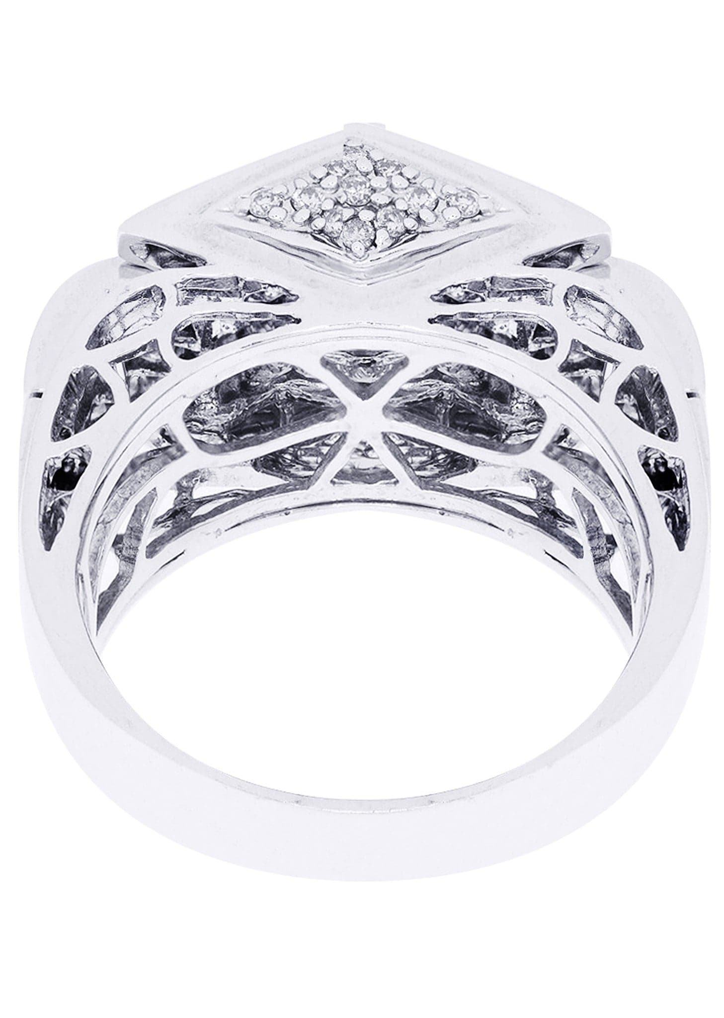 White Gold Mens Diamond Ring| 2.16 Carats| 11.15 Grams - Image 3