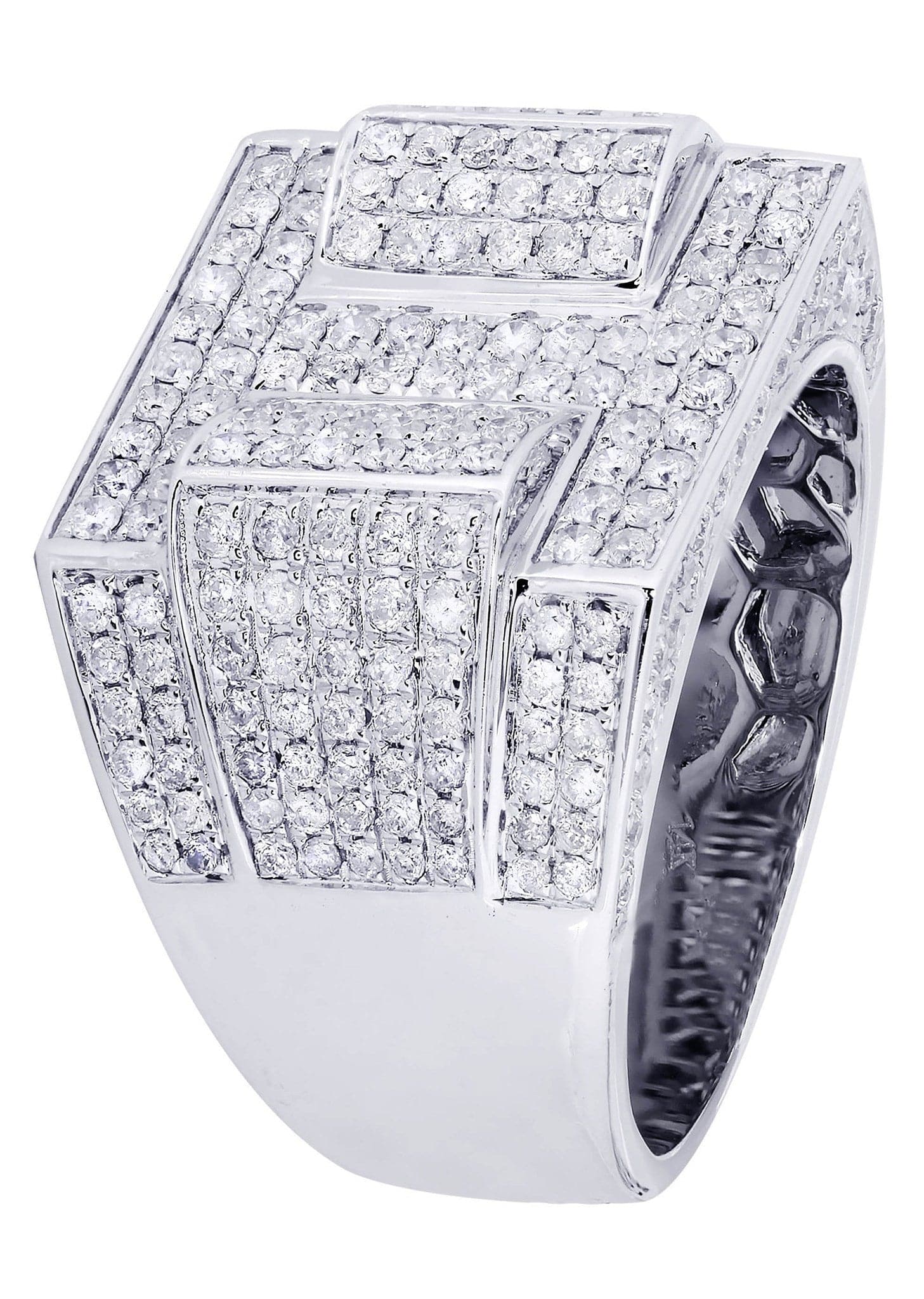 White Gold Mens Diamond Ring| 2.31 Carats| 13.01 Grams - Image 2
