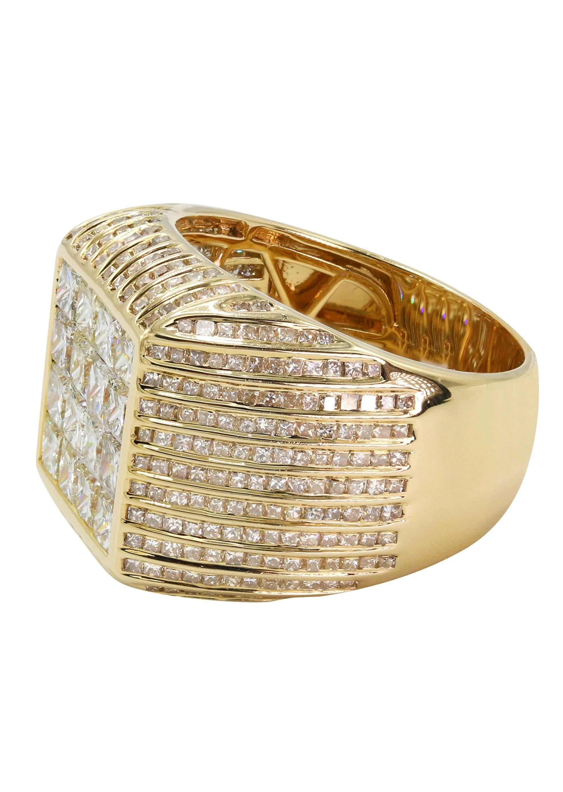 Mens Diamond Ring | 6.91 Carats | 14.42 Grams - Image 2