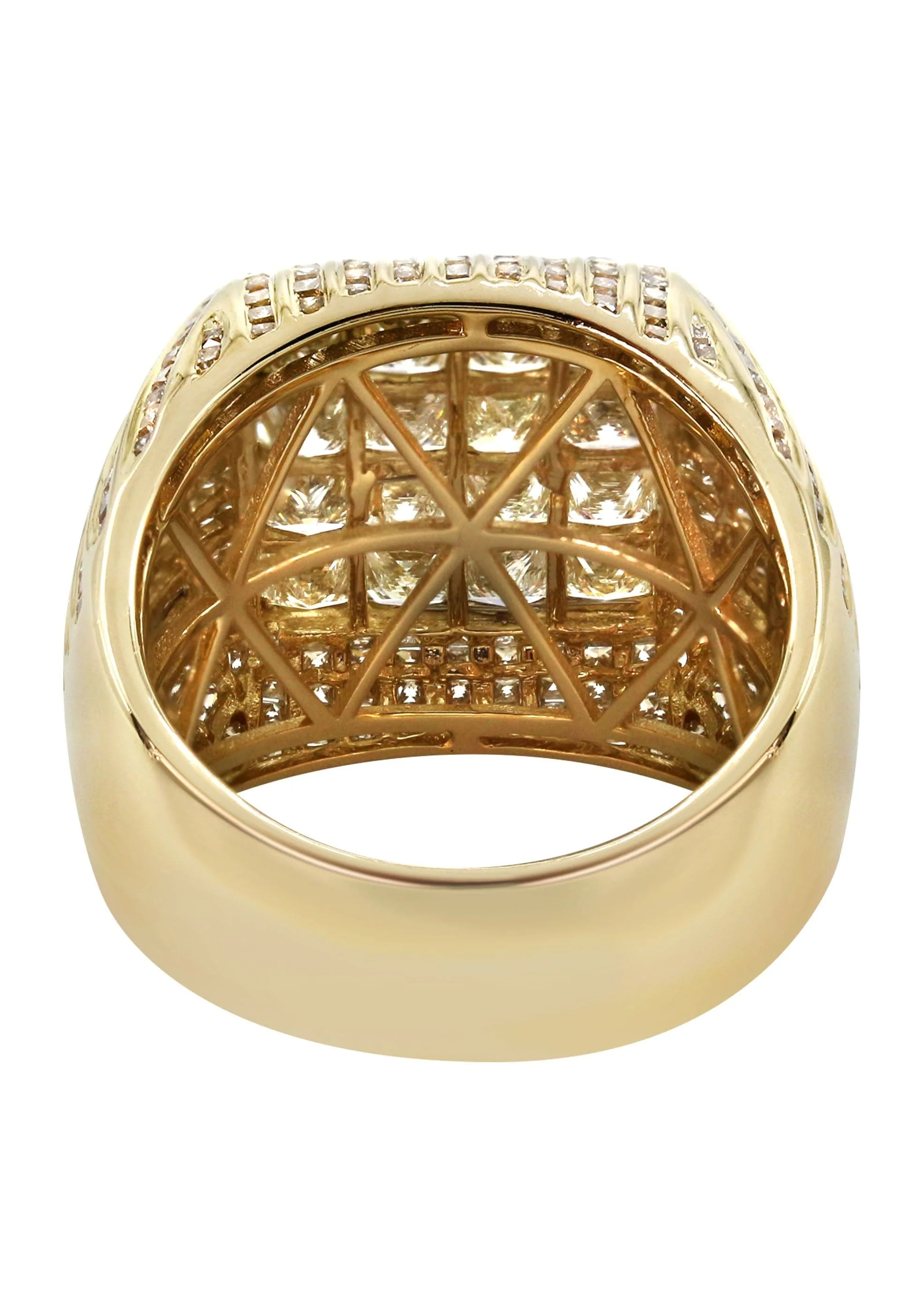 Mens Diamond Ring | 6.91 Carats | 14.42 Grams - Image 3