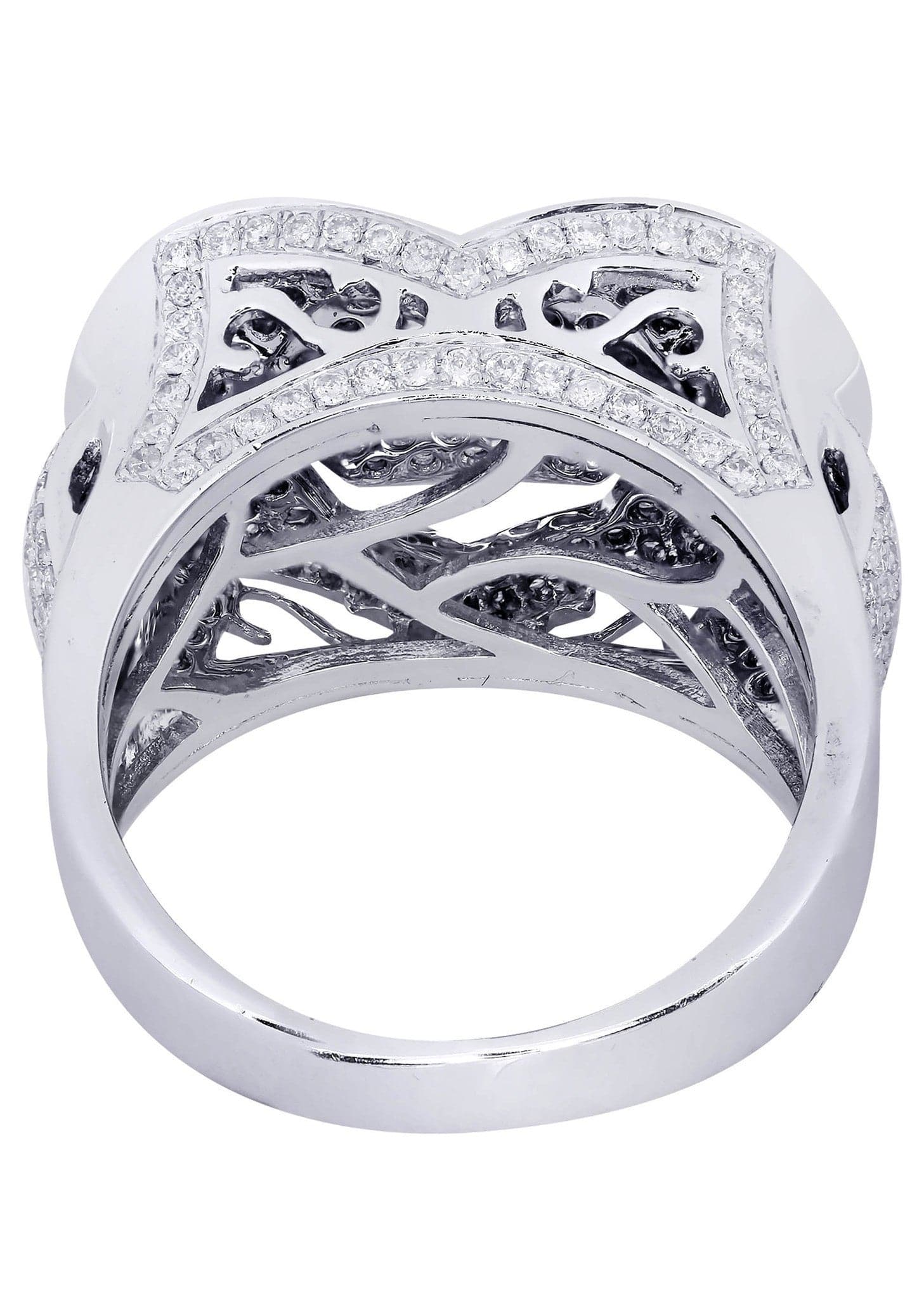 White Gold Mens Diamond Ring| 2.4 Carats| 12.78 Grams - Image 3