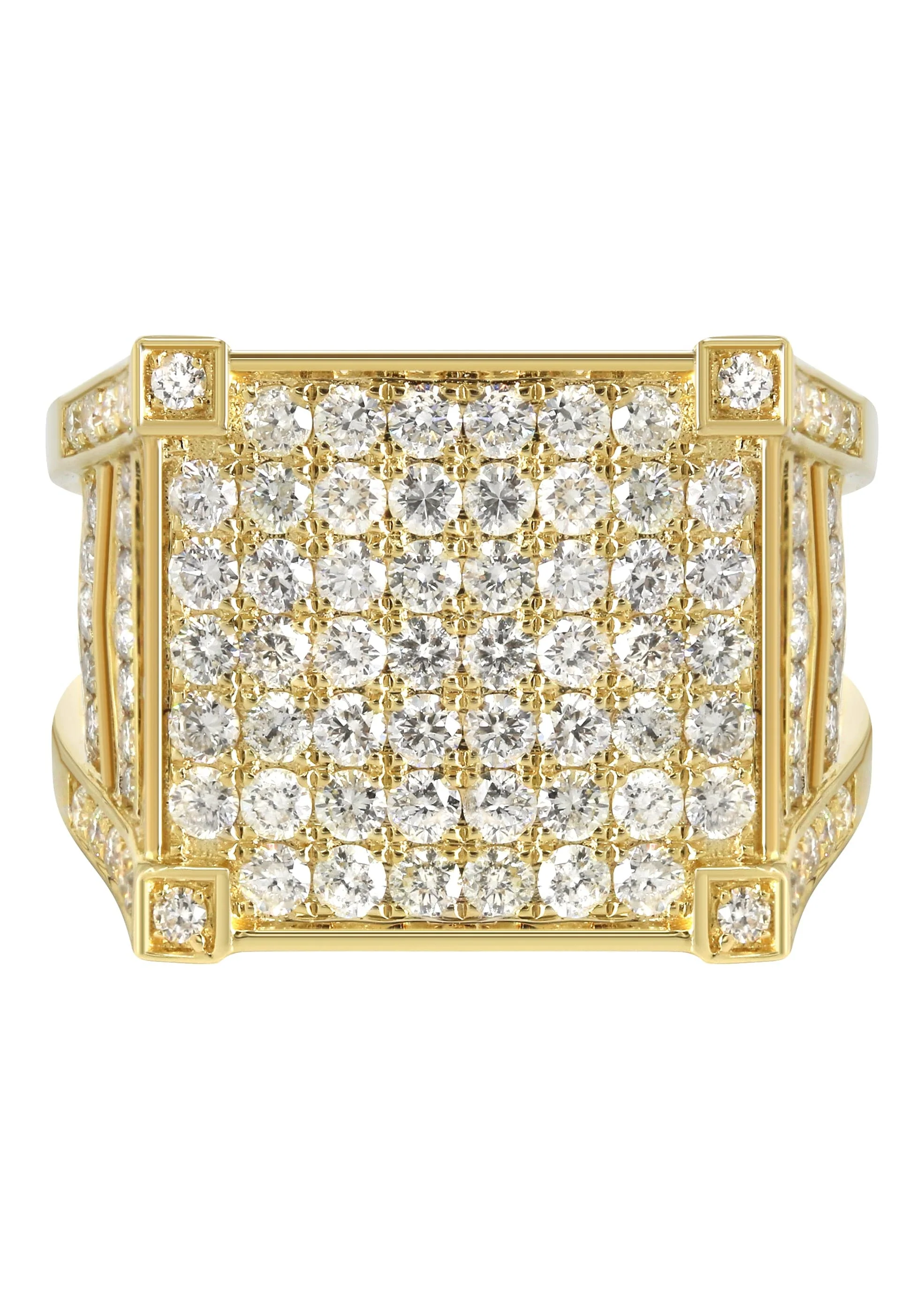 Mens Diamond Pinky Ring | 3.6 Carats | 8.8 Grams