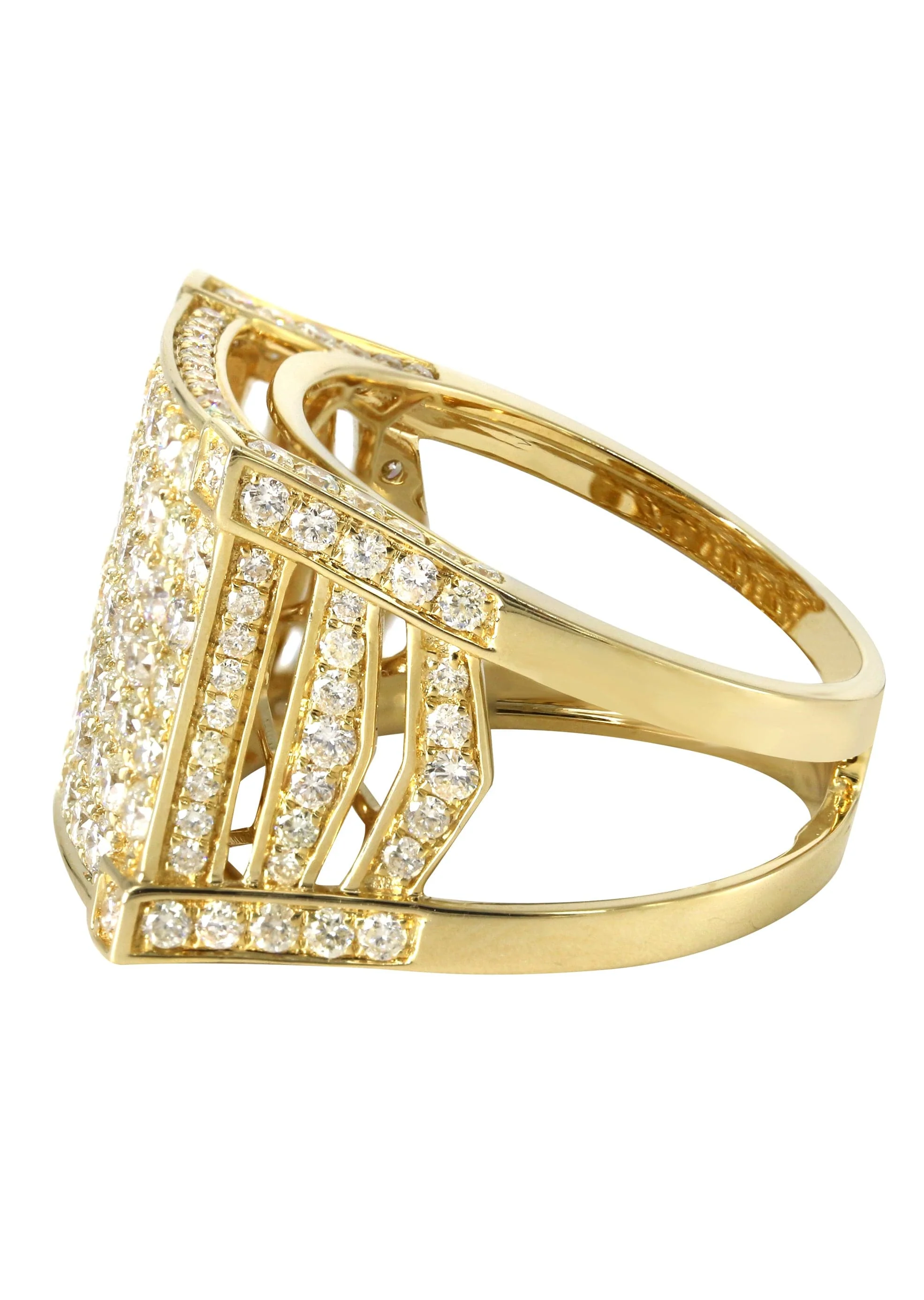 Mens Diamond Pinky Ring | 3.6 Carats | 8.8 Grams - Image 2