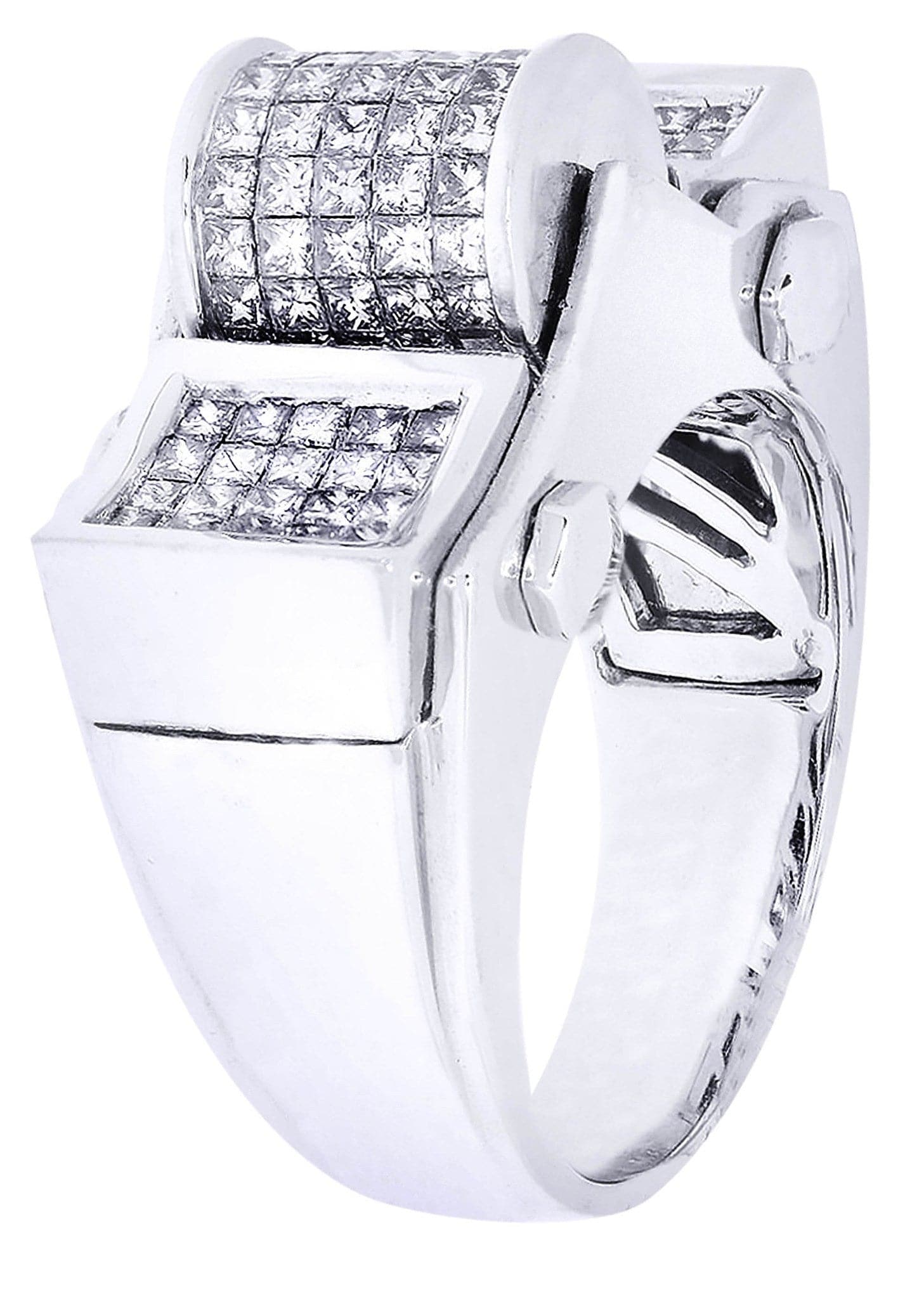 White Gold Mens Diamond Ring| 2.69 Carats| 17.59 Grams - Image 2