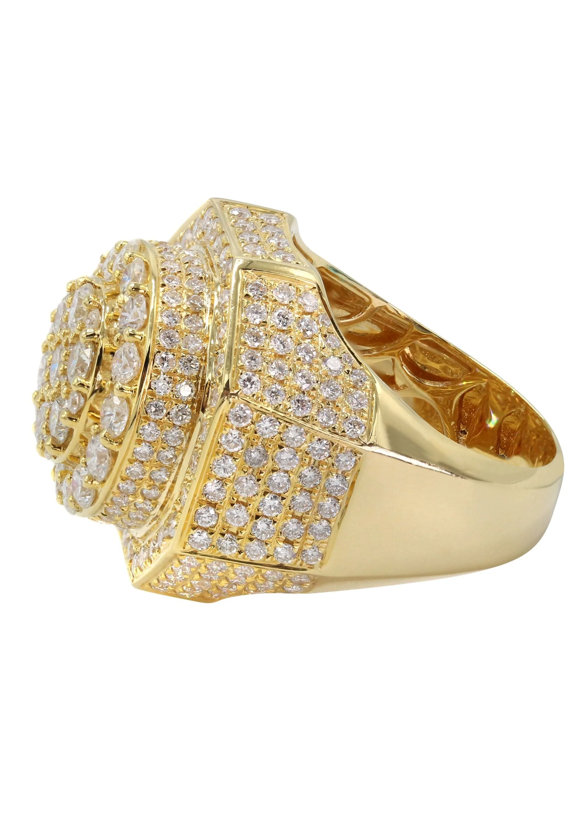 Mens Diamond Ring | 5.92 Carats | 17.72 Grams - Image 2