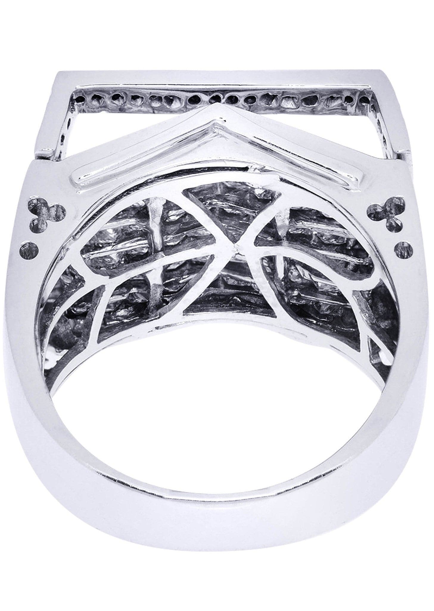 White Gold Mens Diamond Ring| 2.78 Carats| 13.79 Grams - Image 3