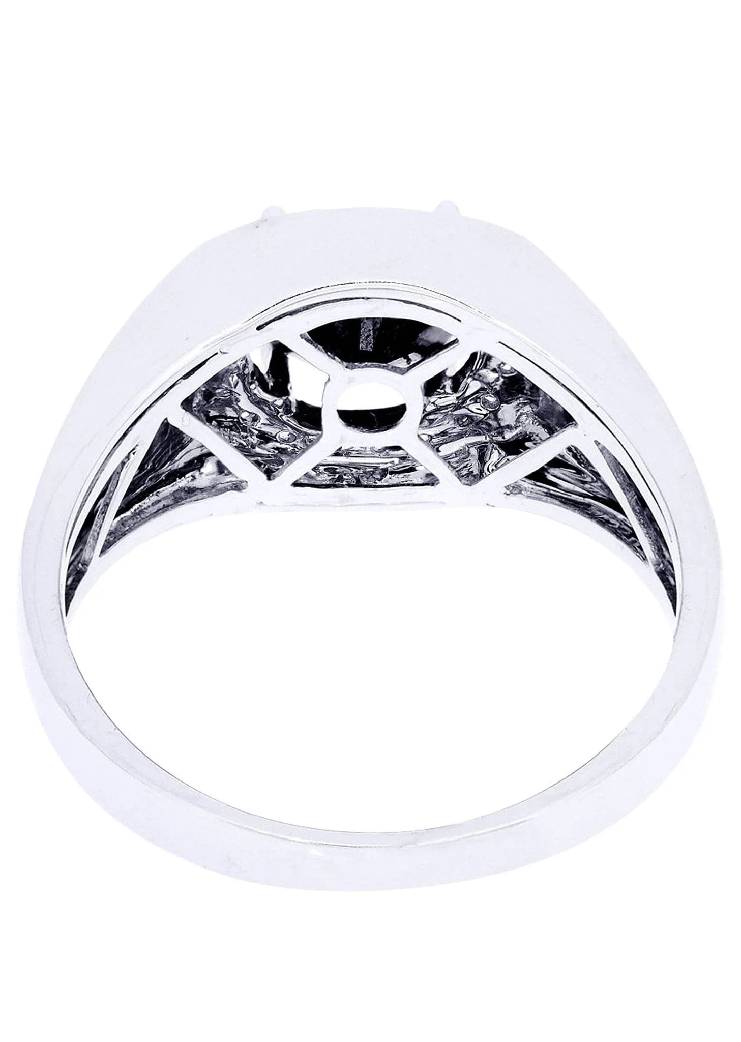 White Gold Mens Diamond Ring| 2.8 Carats| 6.76 Grams - Image 3