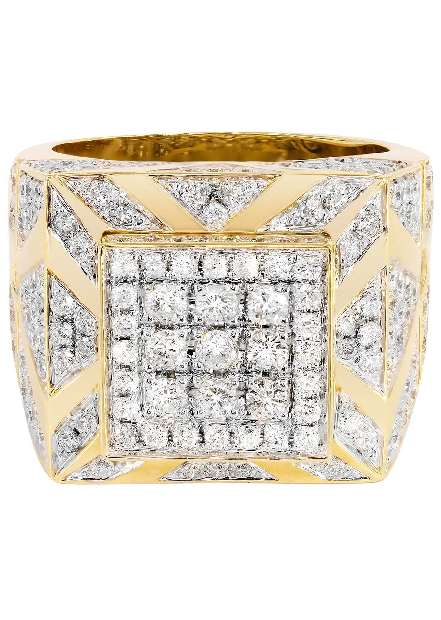 Mens Diamond Ring / Pinky Diamond Ring| 3.66 Carats