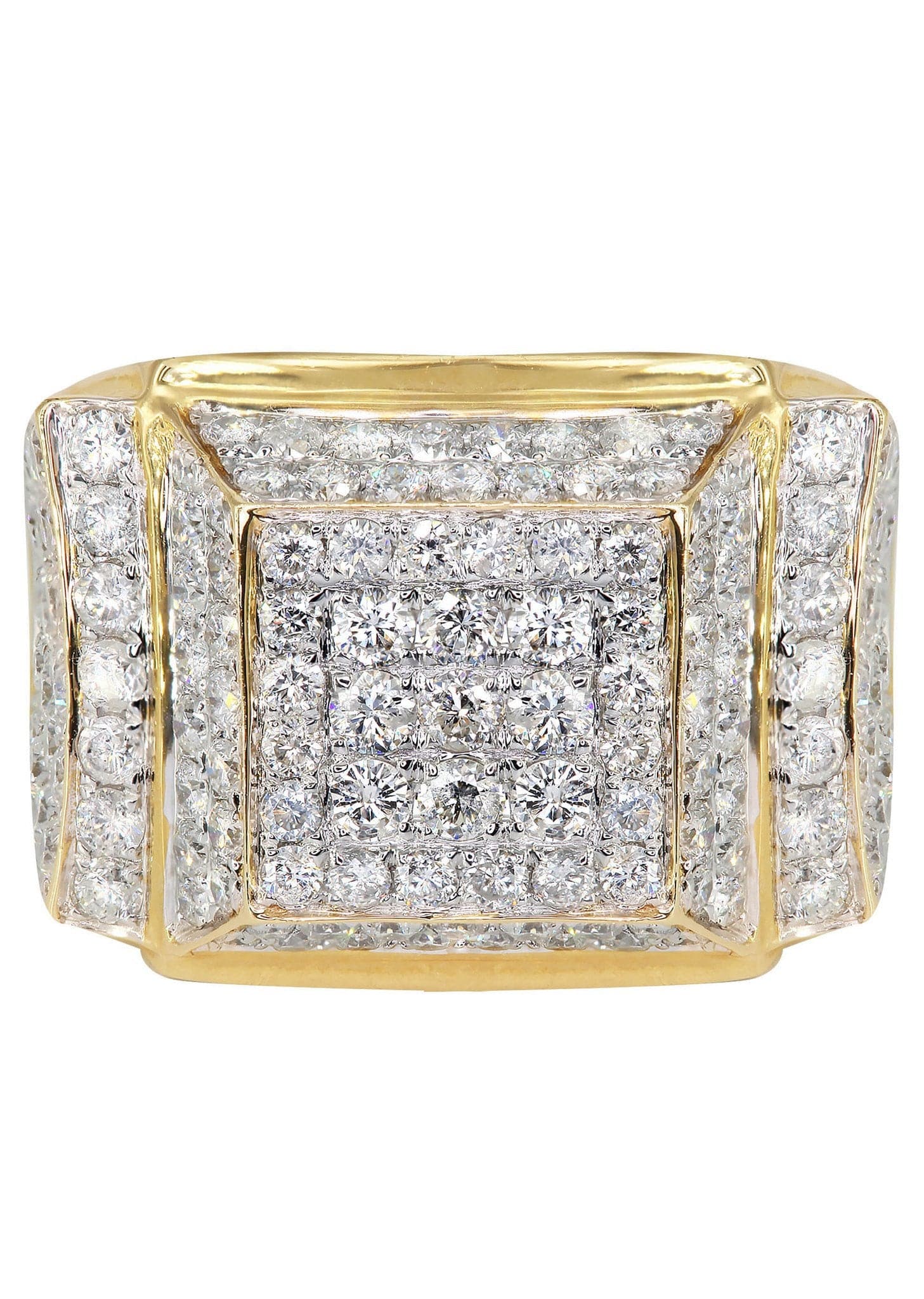 Mens Diamond Ring / Pinky Diamond Ring| 4.09 Carats