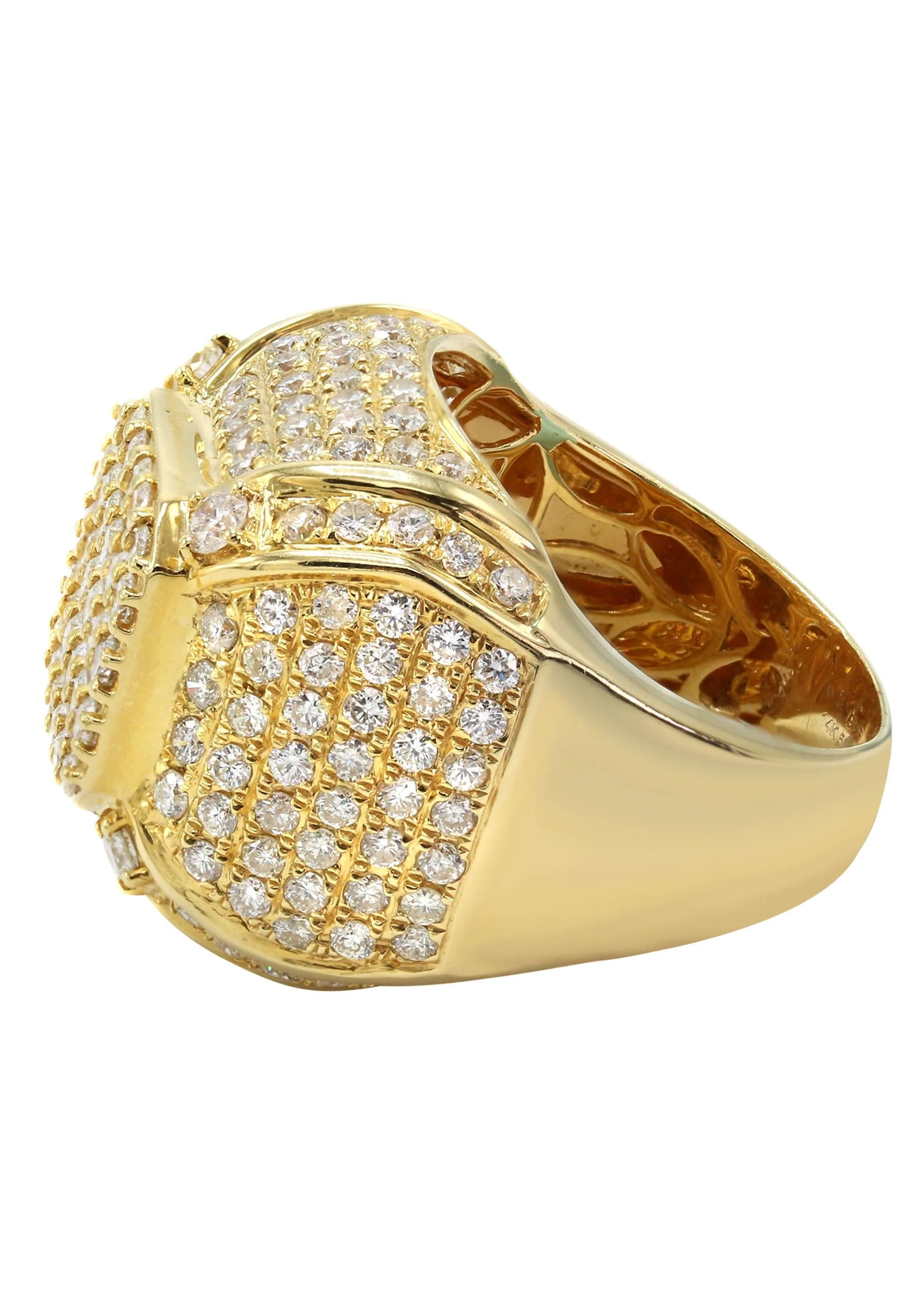 Mens Diamond Ring | 4.38 Carats | 17.28 Grams - Image 2