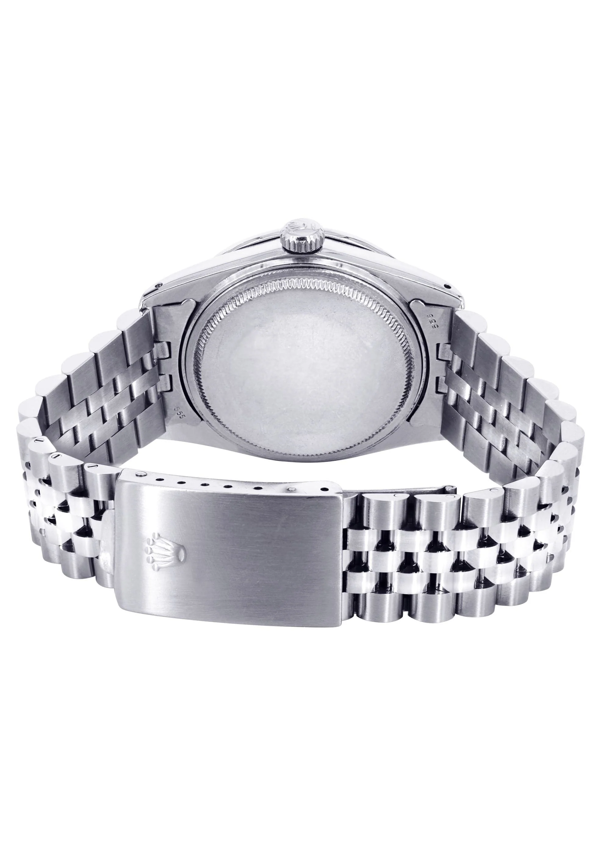 Mens Rolex Datejust Watch 16200 | 36Mm | Green Arabic Diamond Dial | Two Row 4.25 Carat Bezel | Jubilee Band - Image 4
