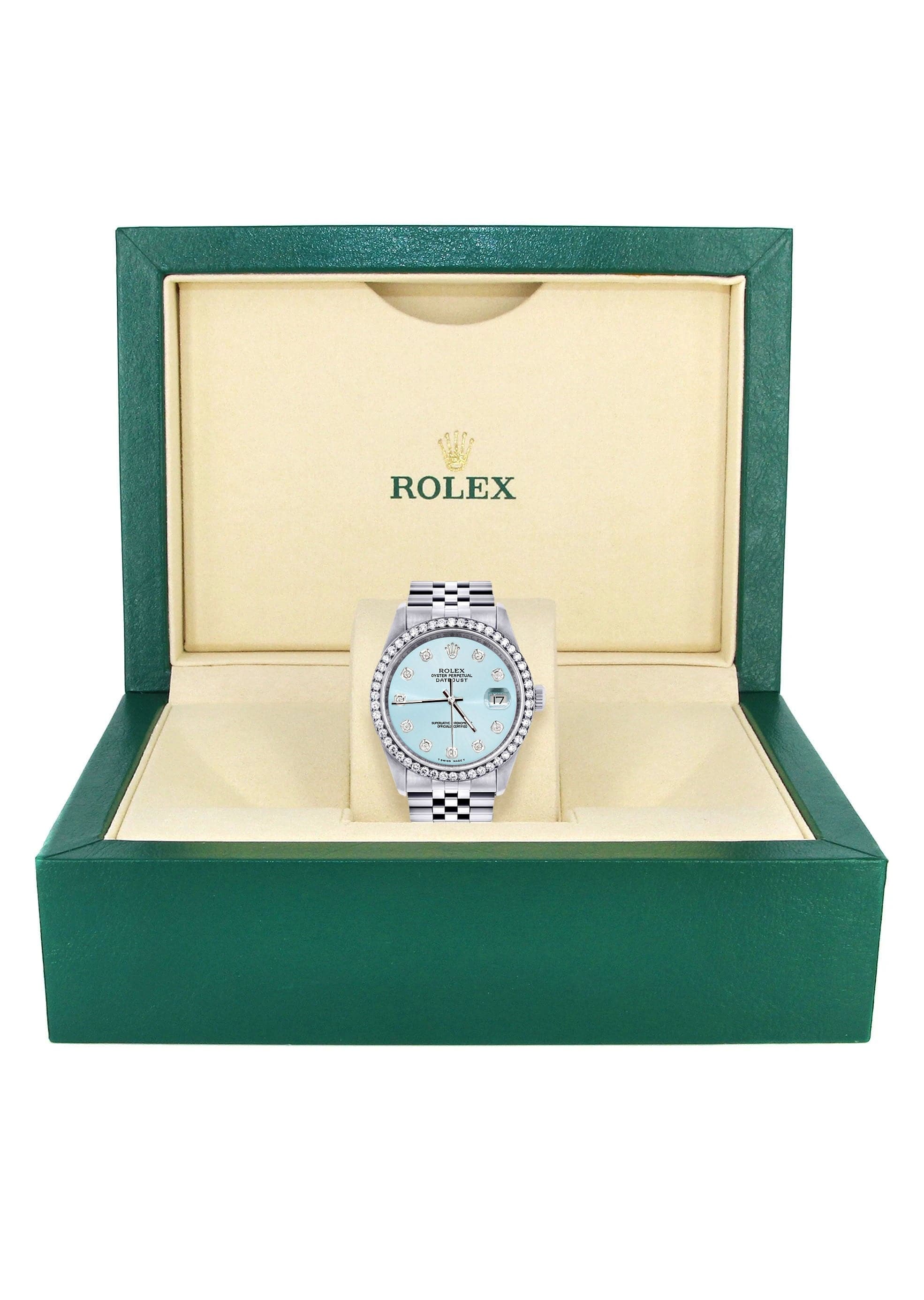 Mens Rolex Datejust Watch 16200 | 36Mm |  | Jubilee Band - Image 7