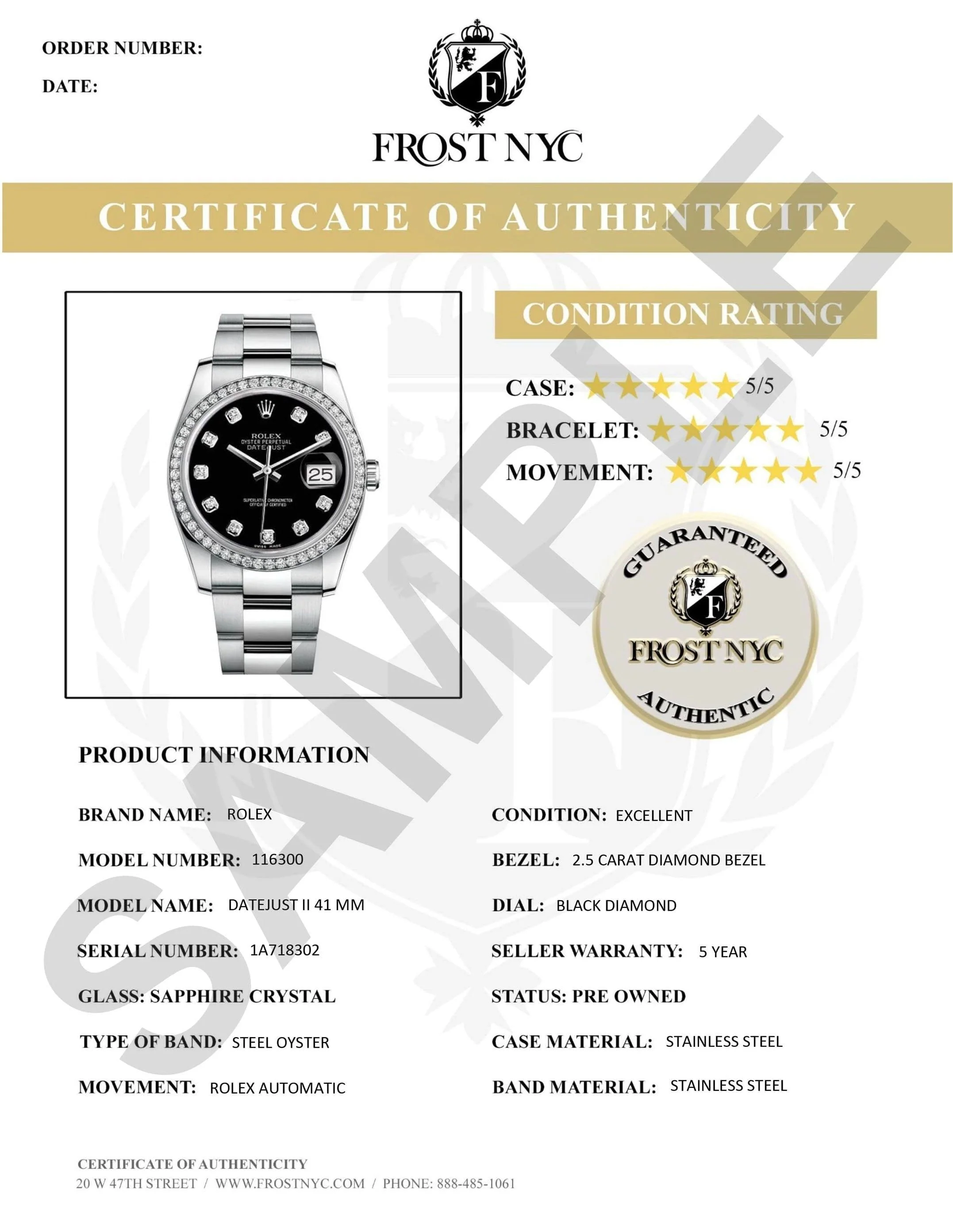 Mens Rolex Datejust Watch 16200 | Fluted Bezel | 36Mm | Pink Numeral Dial | Jubilee Band - Image 7