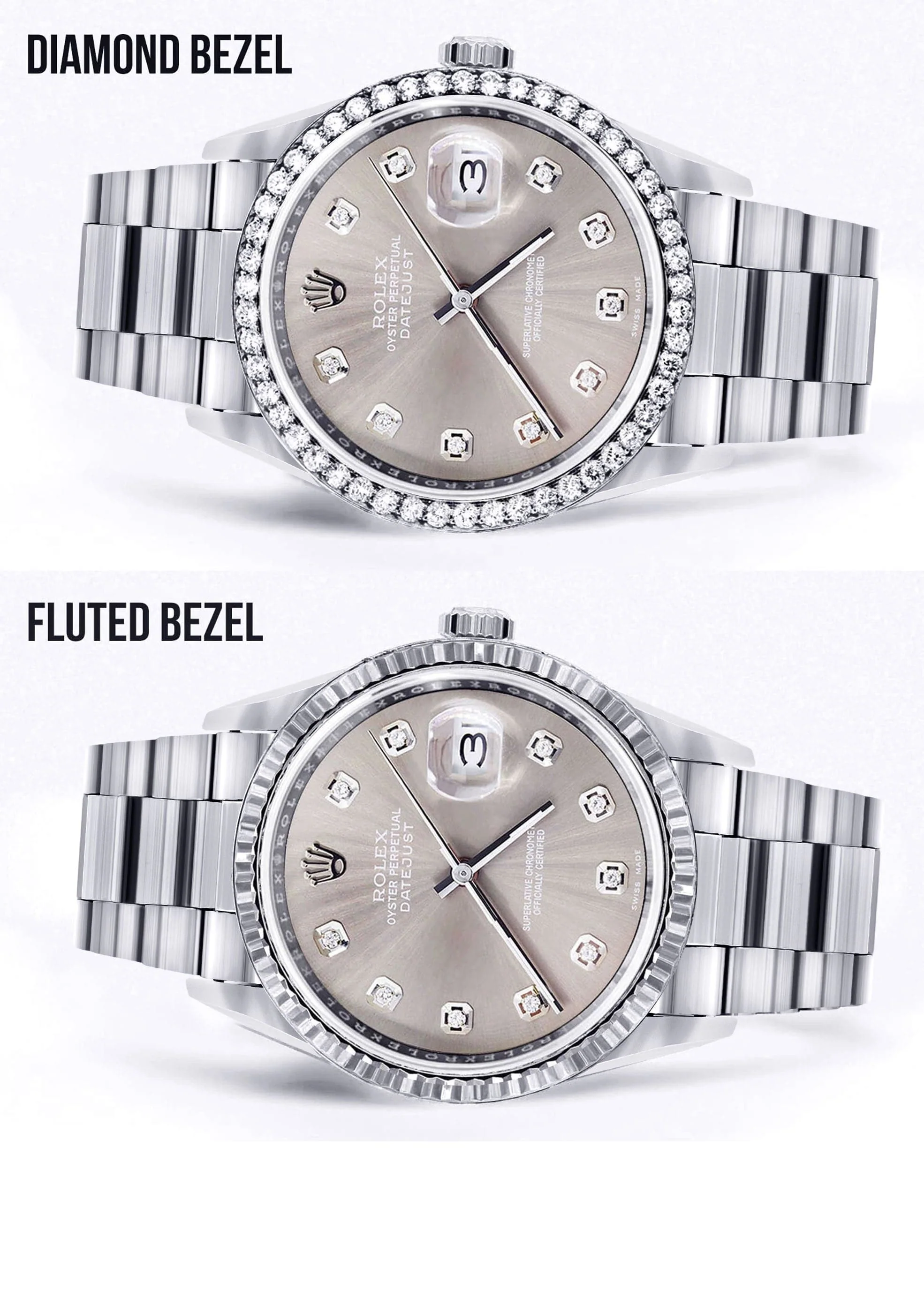 Mens Rolex Mens Watch Datejust 16200 | 36Mm | Grey Dial | Oyster Band - Image 2