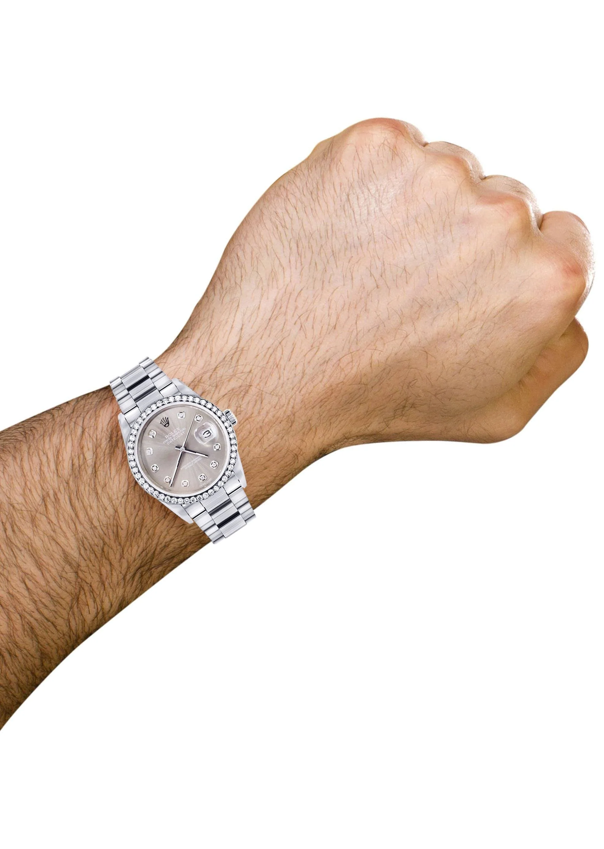 Mens Rolex Mens Watch Datejust 16200 | 36Mm | Grey Dial | Oyster Band - Image 4