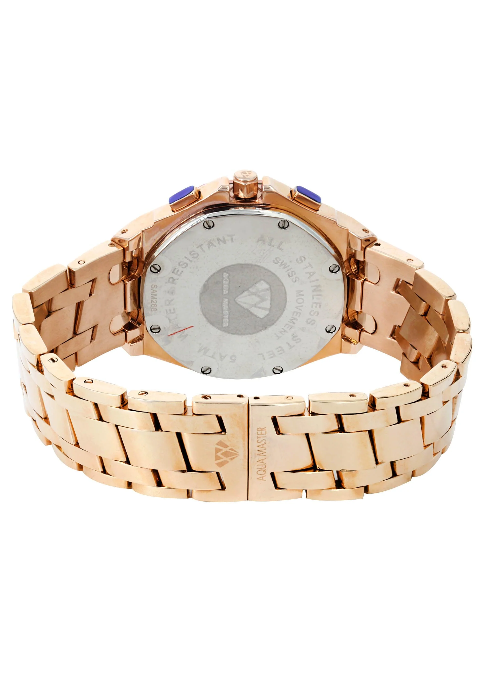 Mens Rose Gold Tone Diamond Watch | Appx. 0.8 Carats - Image 3