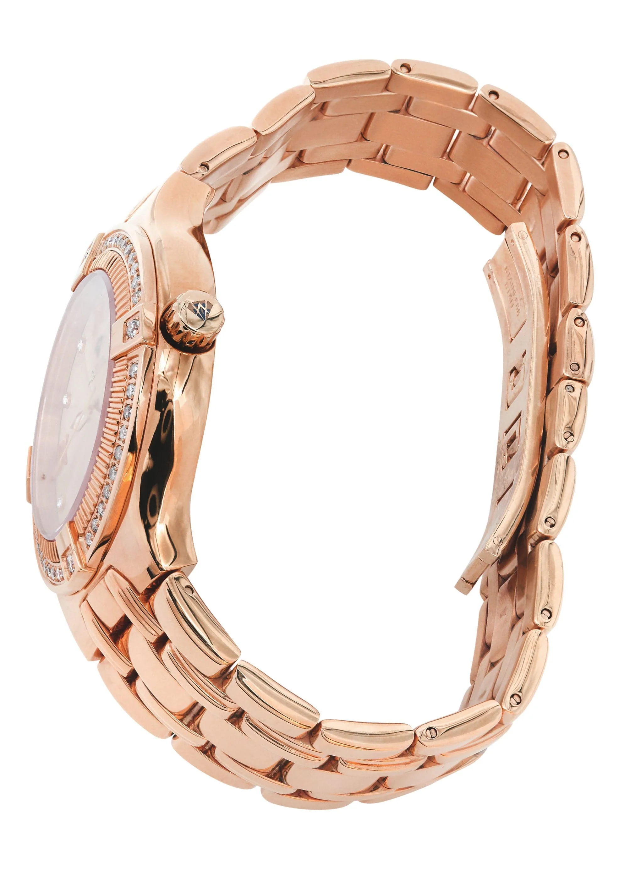 Mens Rose Gold Tone Diamond Watch | Appx. 1.04 Carats - Image 2